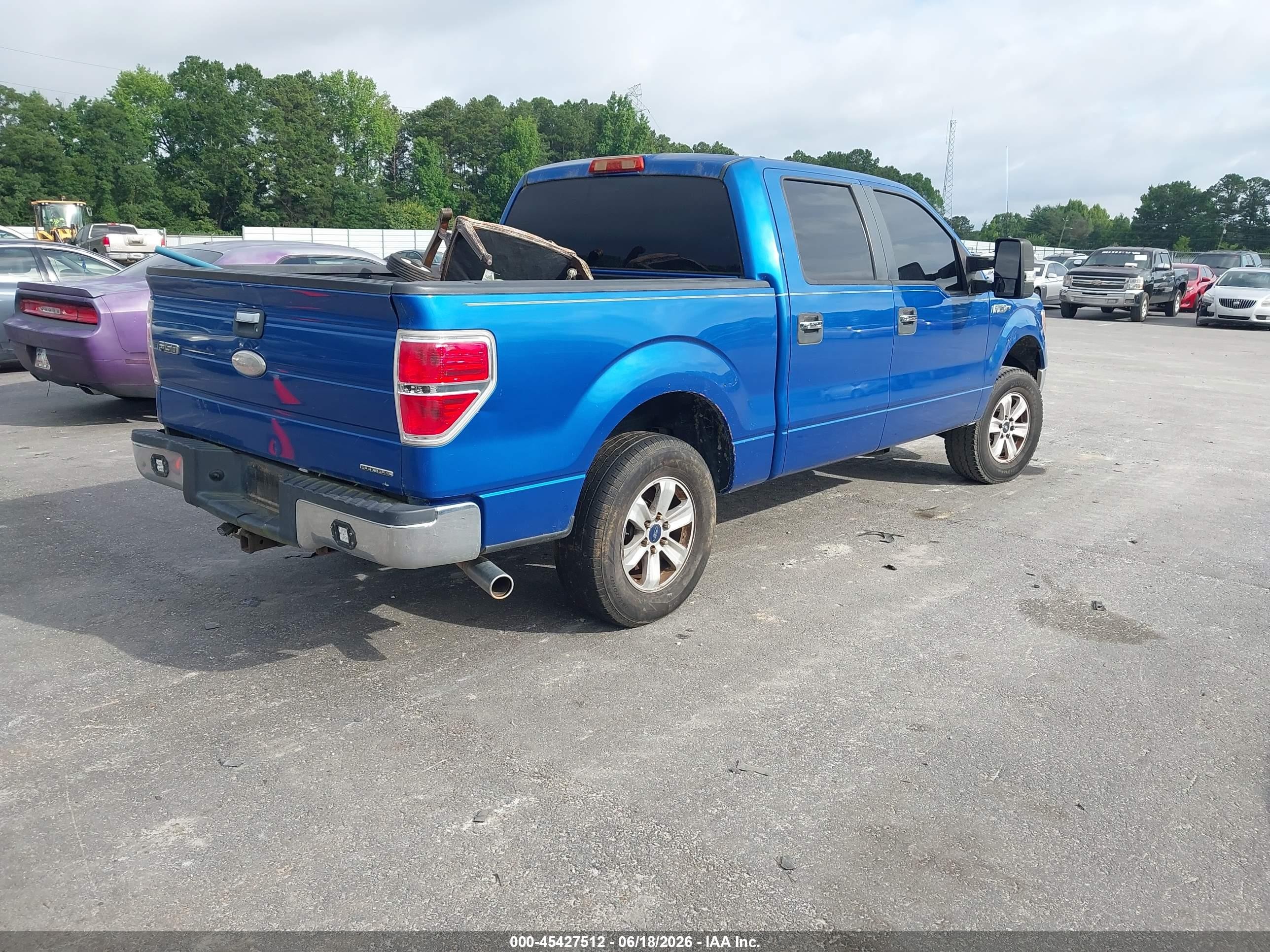 2012 Ford F-150 Xlt Синий vin: 1FTFW1CF3CKD87456