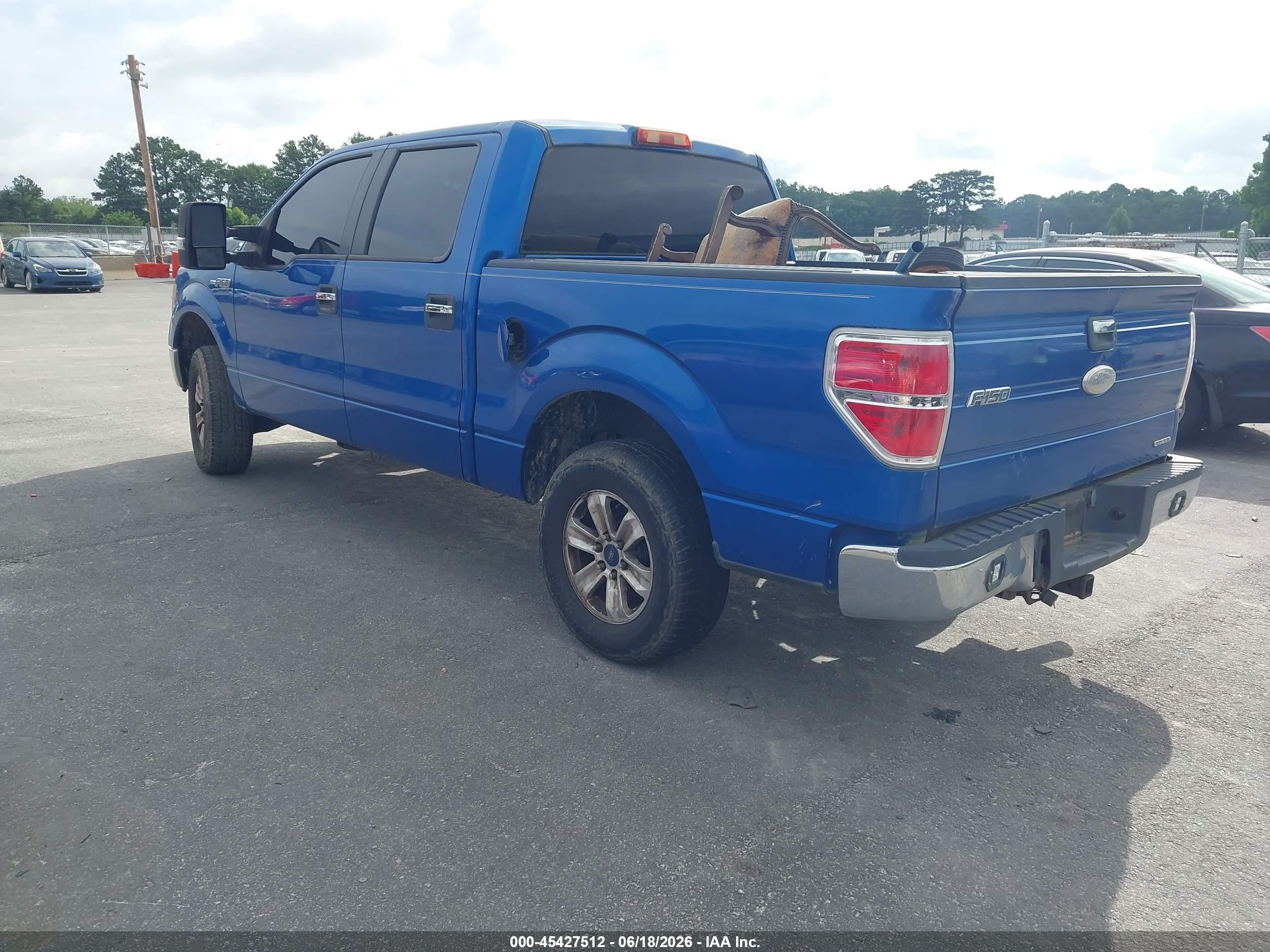 2012 Ford F-150 Xlt Синий vin: 1FTFW1CF3CKD87456