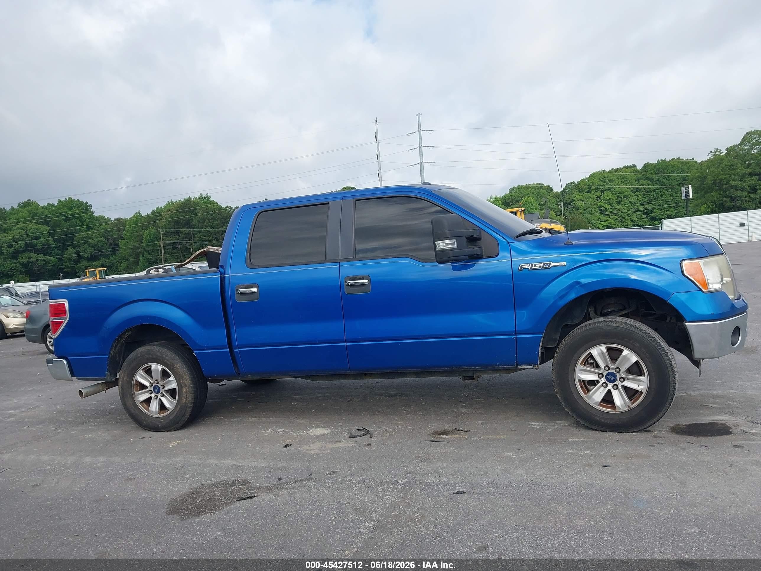 2012 Ford F-150 Xlt Синий vin: 1FTFW1CF3CKD87456