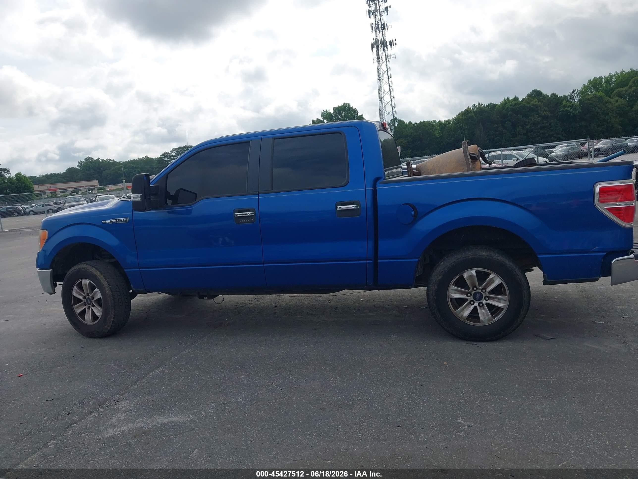 2012 Ford F-150 Xlt Синий vin: 1FTFW1CF3CKD87456