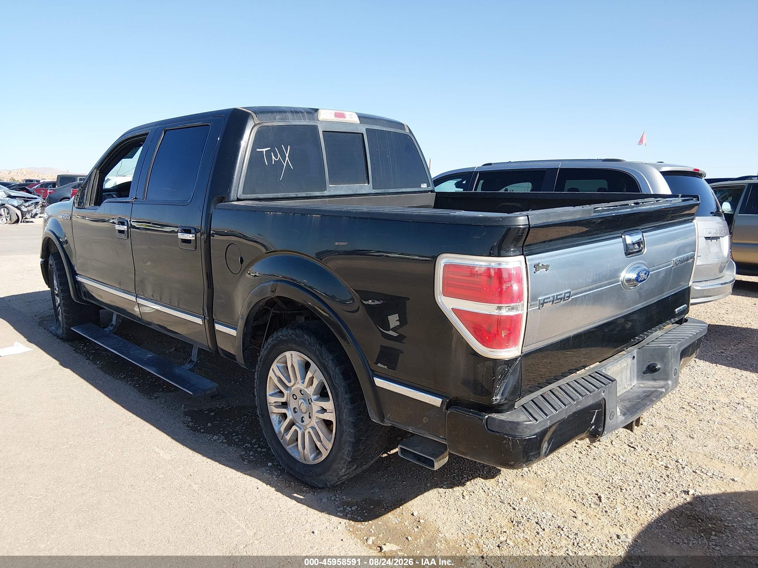2013 Ford F-150 Platinum Черный vin: 1FTFW1CF3DFD17661