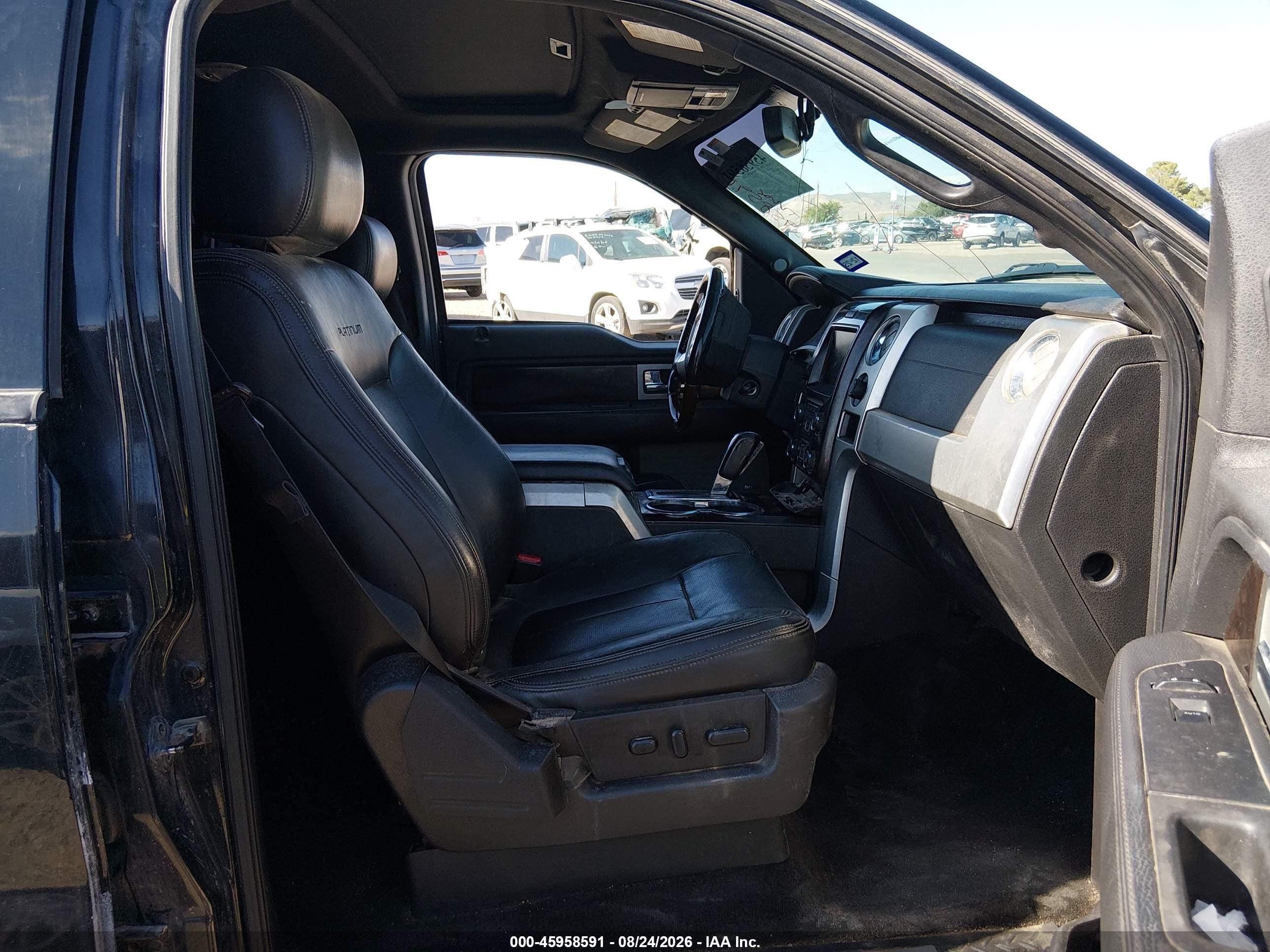 2013 Ford F-150 Platinum Черный vin: 1FTFW1CF3DFD17661