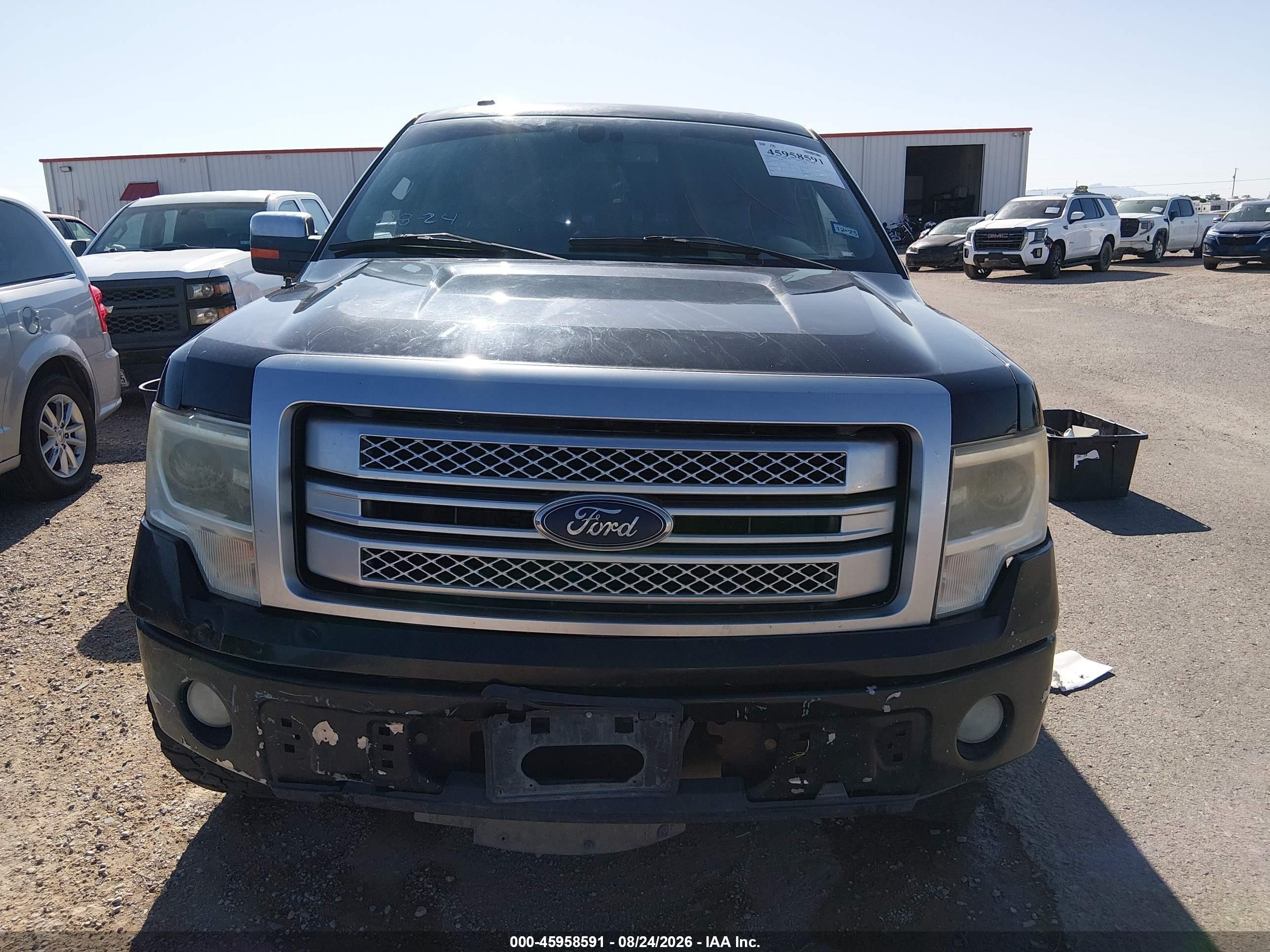 2013 Ford F-150 Platinum Черный vin: 1FTFW1CF3DFD17661