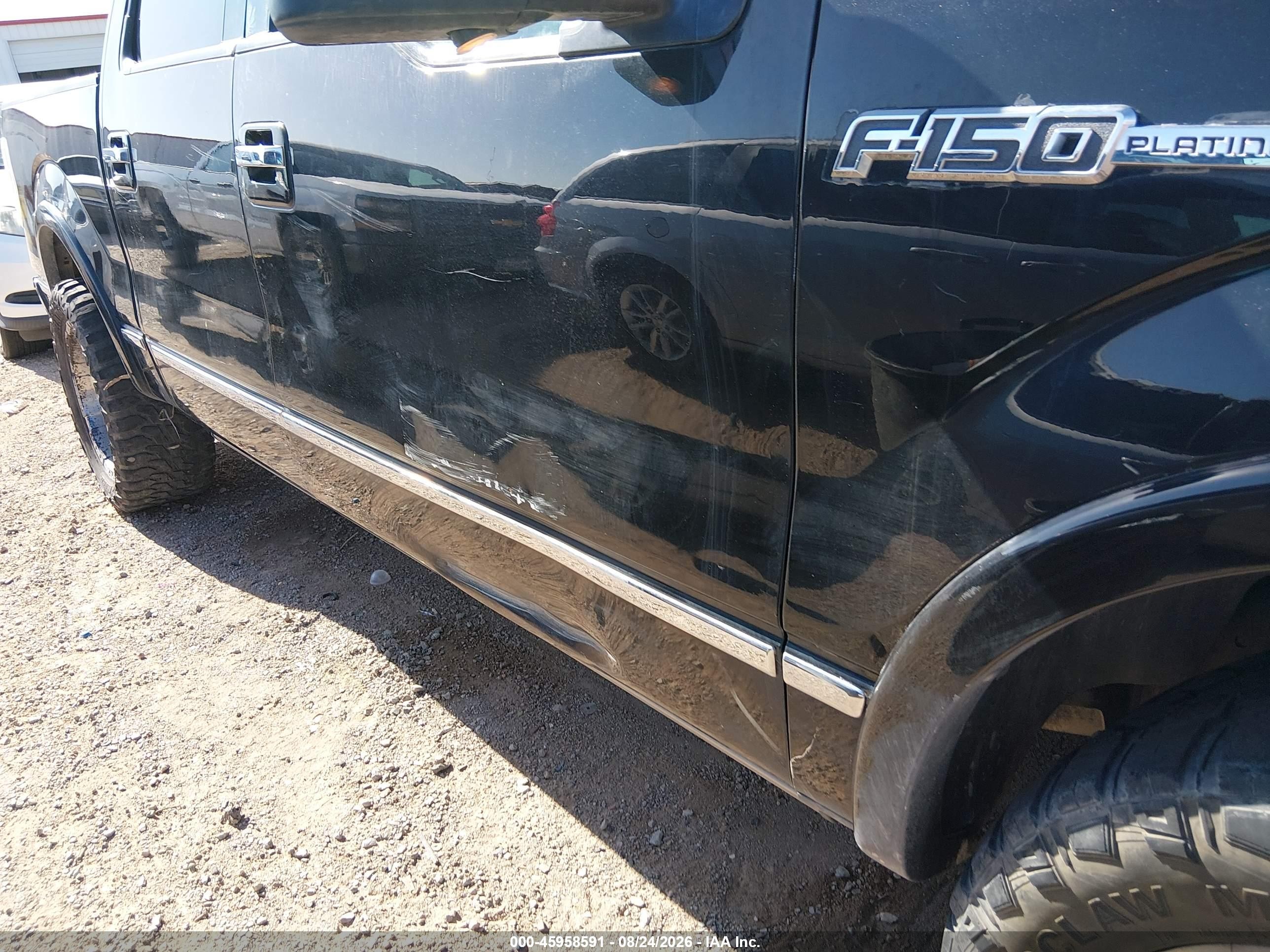 2013 Ford F-150 Platinum Черный vin: 1FTFW1CF3DFD17661