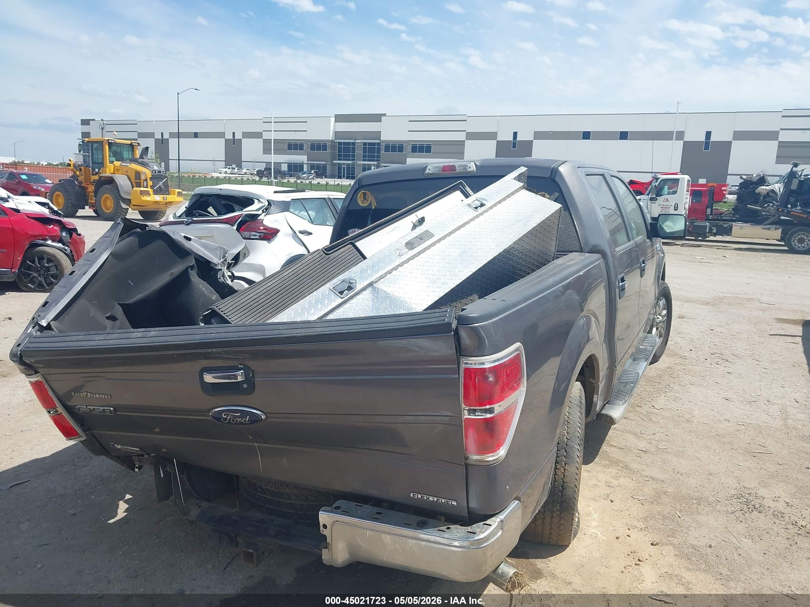 2013 Ford F-150 Xlt Gray vin: 1FTFW1CF3DKE81709