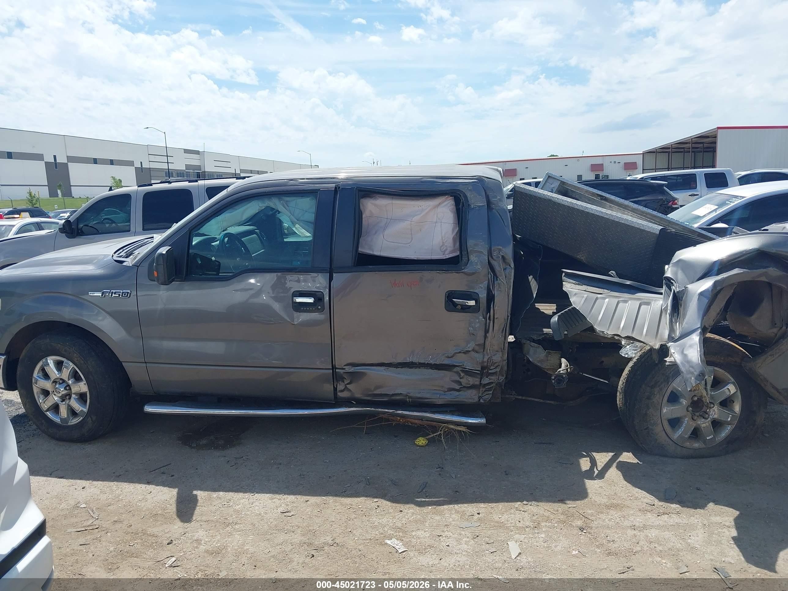 2013 Ford F-150 Xlt Gray vin: 1FTFW1CF3DKE81709