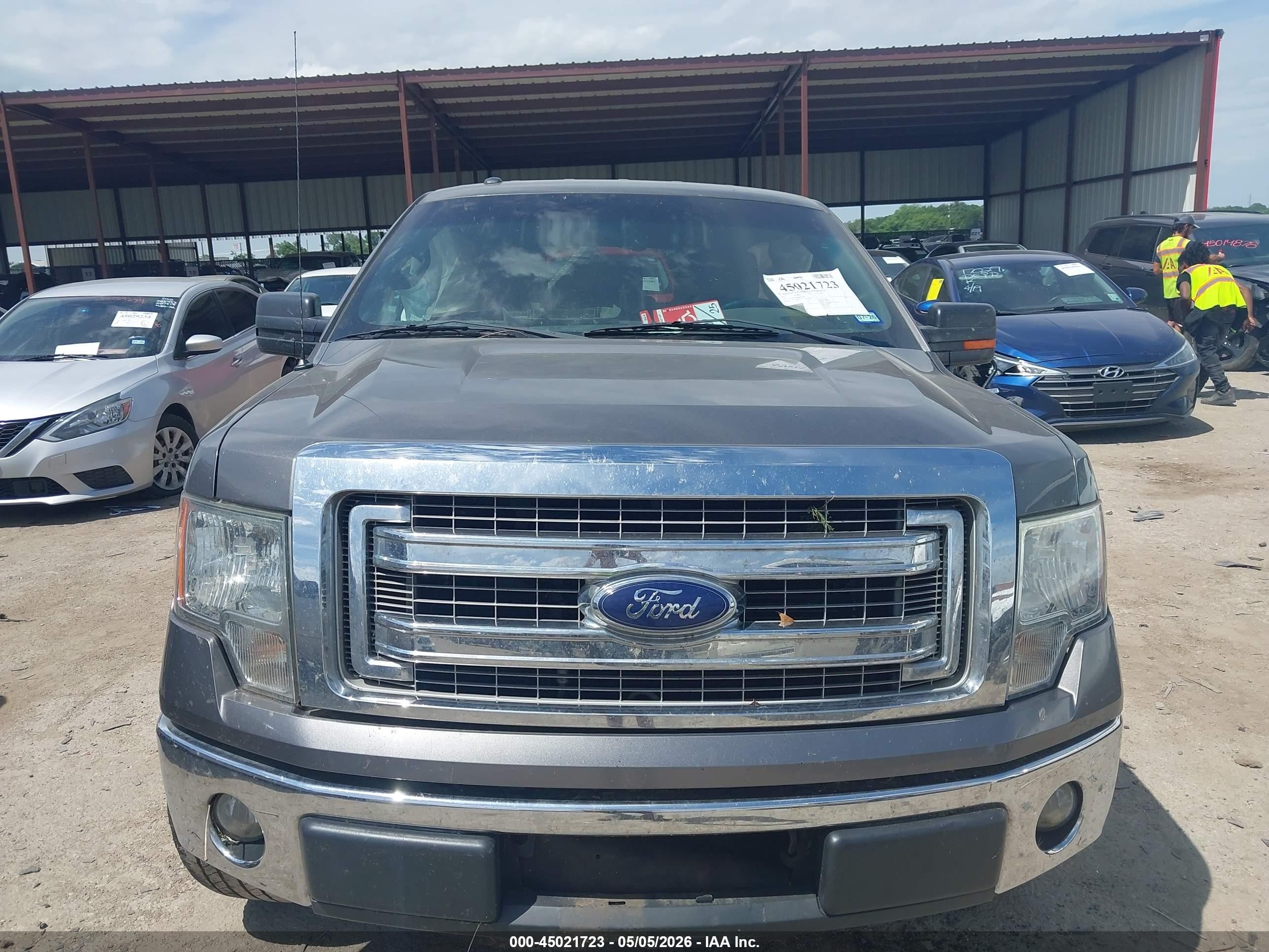 2013 Ford F-150 Xlt Gray vin: 1FTFW1CF3DKE81709