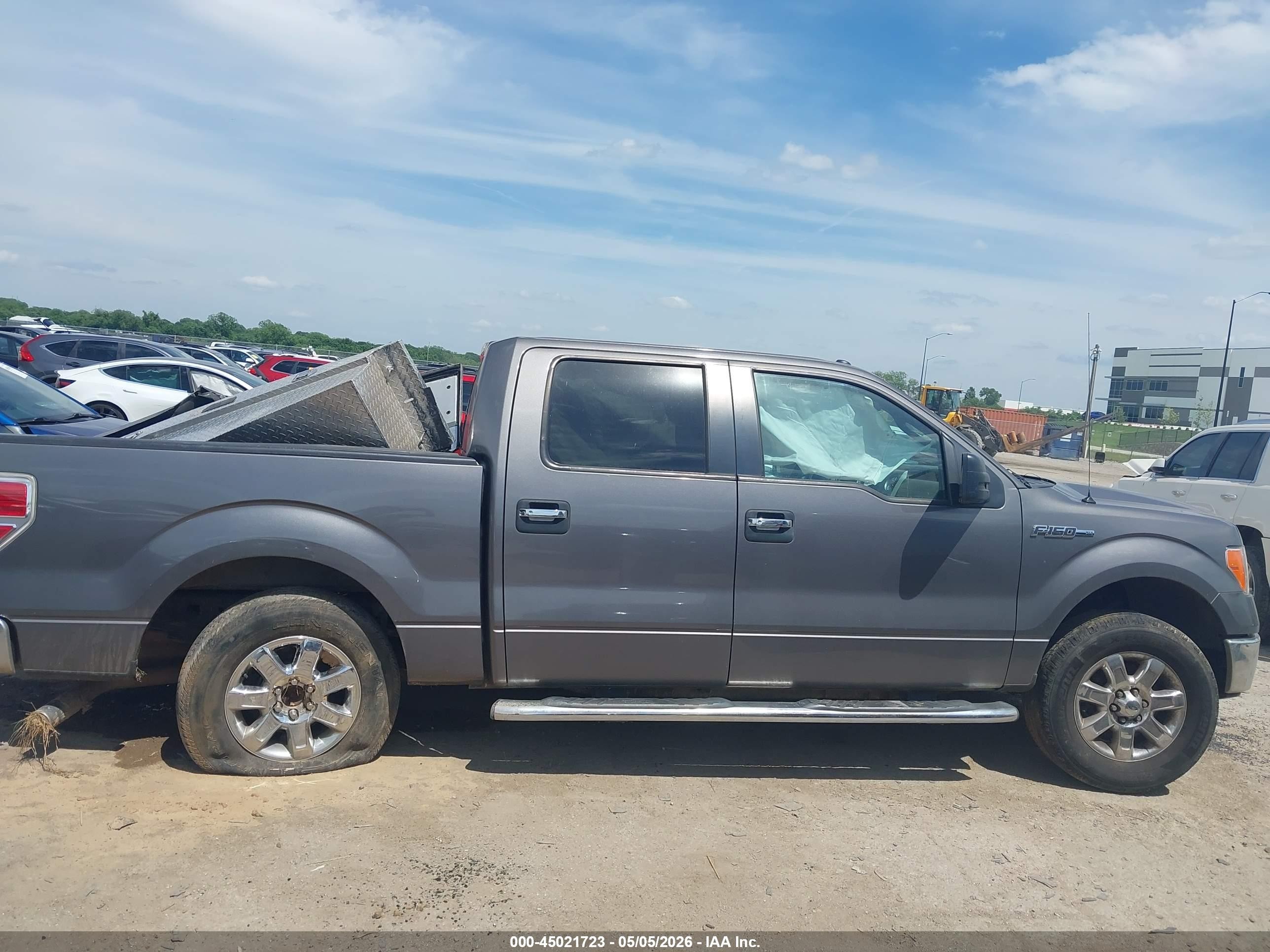2013 Ford F-150 Xlt Gray vin: 1FTFW1CF3DKE81709