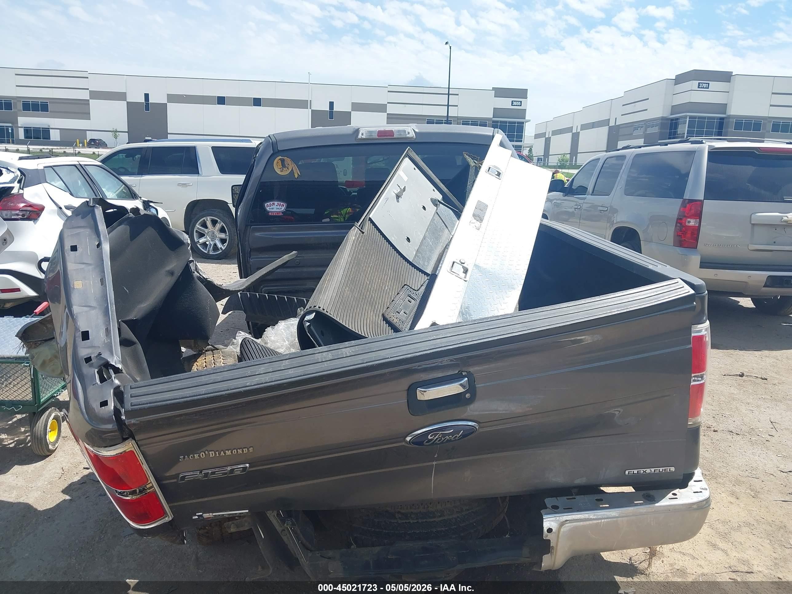 2013 Ford F-150 Xlt Gray vin: 1FTFW1CF3DKE81709
