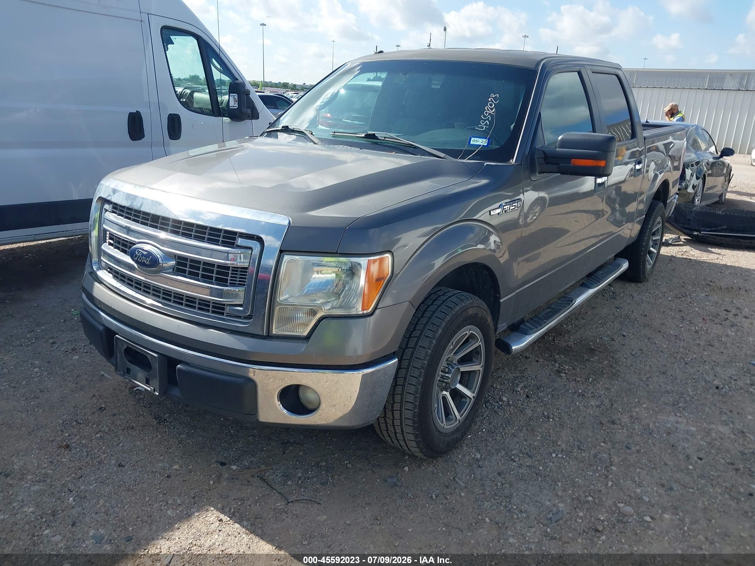 2013 Ford F-150 Xlt Серый vin: 1FTFW1CF3DKF70731