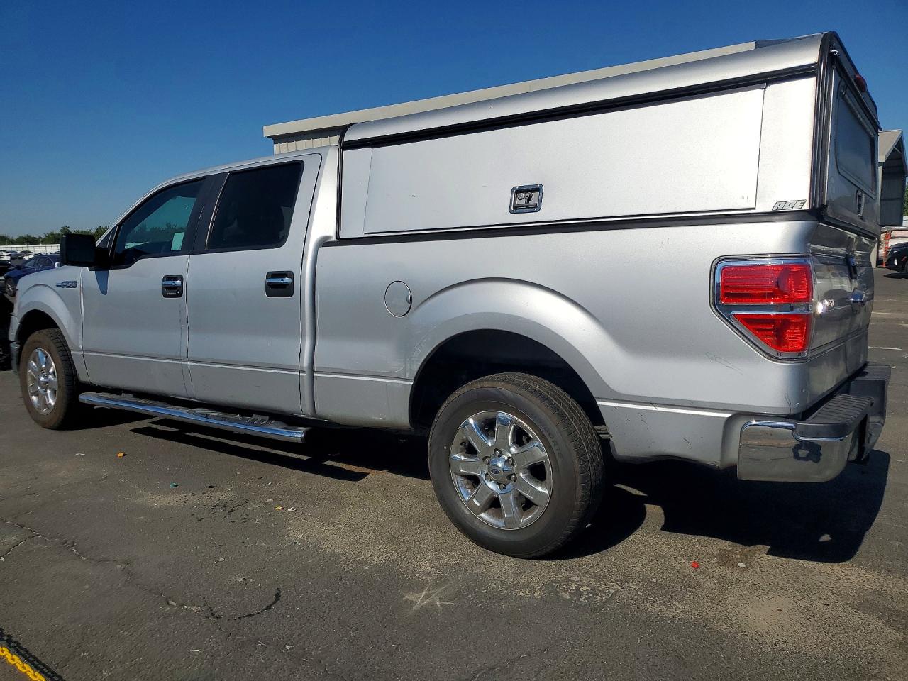 2013 Ford F150 Silver vin: 1FTFW1CF3DKF97704