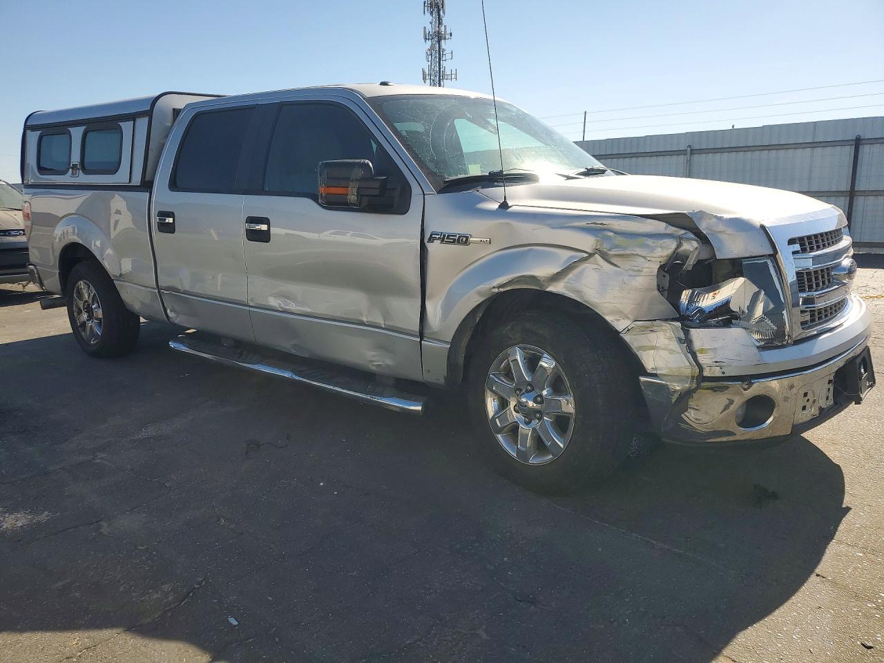 2013 Ford F150 Silver vin: 1FTFW1CF3DKF97704