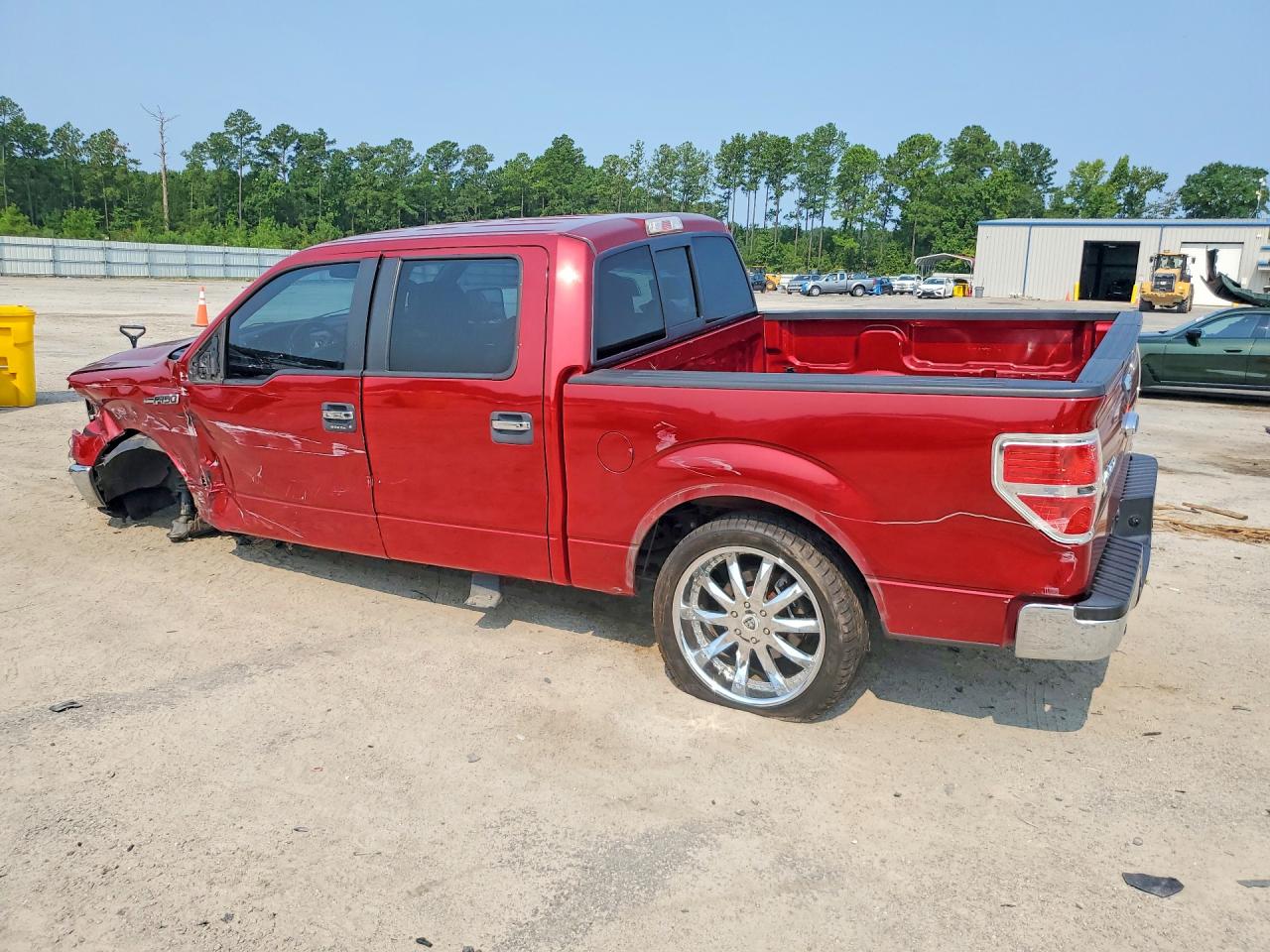 2014 Ford F150 Supercrew Красный vin: 1FTFW1CF3EFC84338