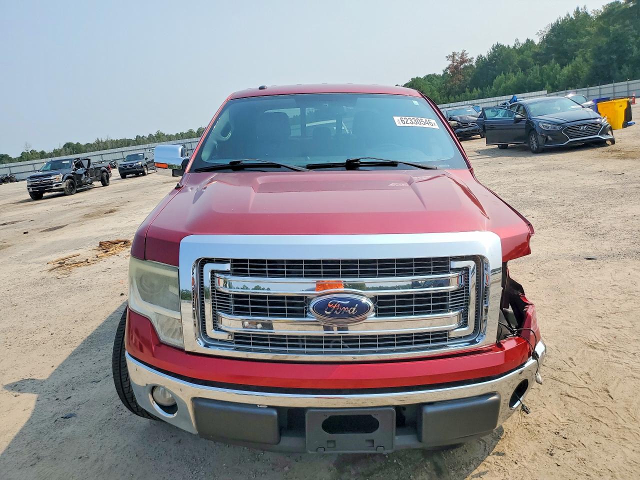 2014 Ford F150 Supercrew Красный vin: 1FTFW1CF3EFC84338