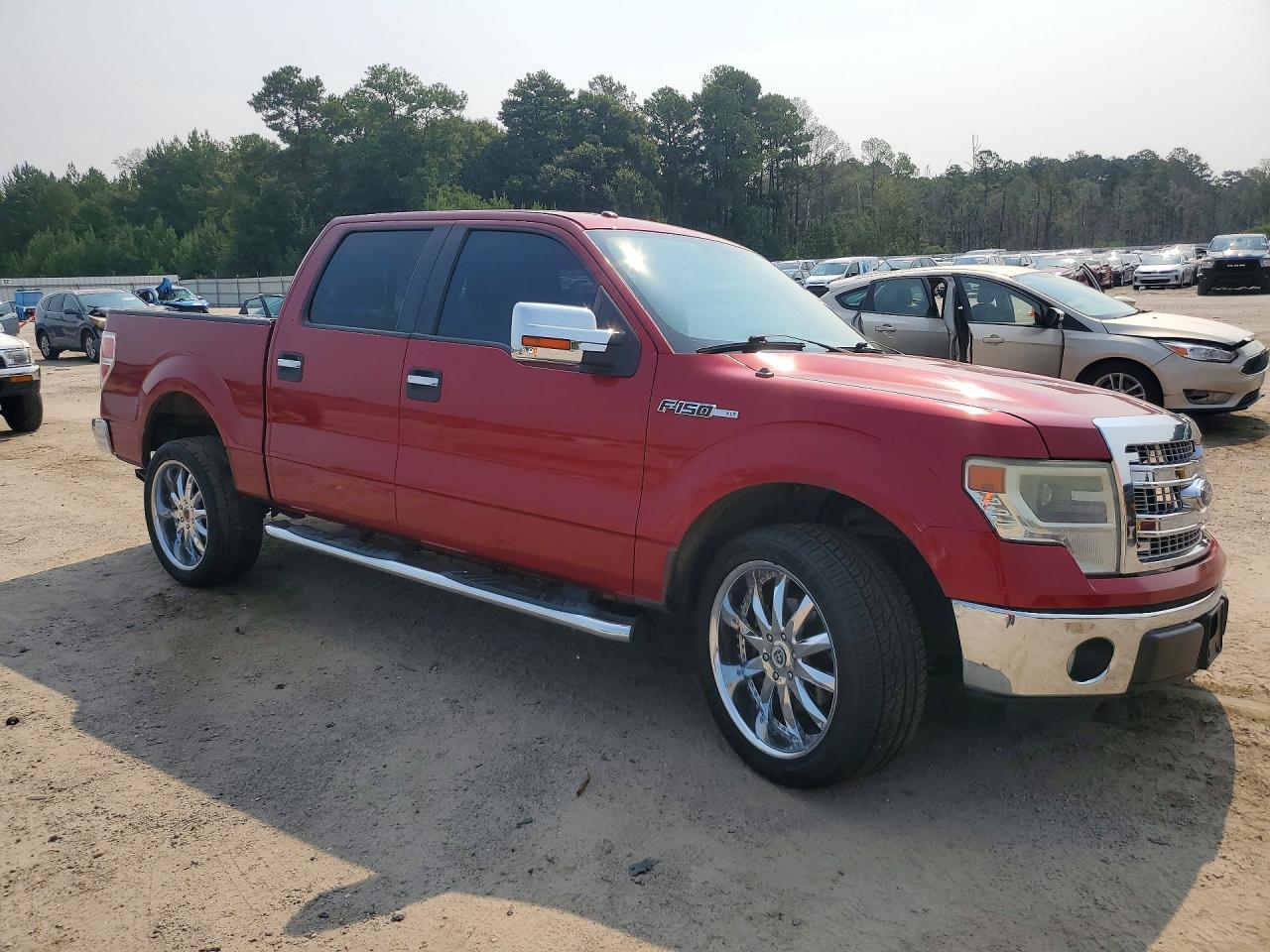 2014 Ford F150 Supercrew Красный vin: 1FTFW1CF3EFC84338