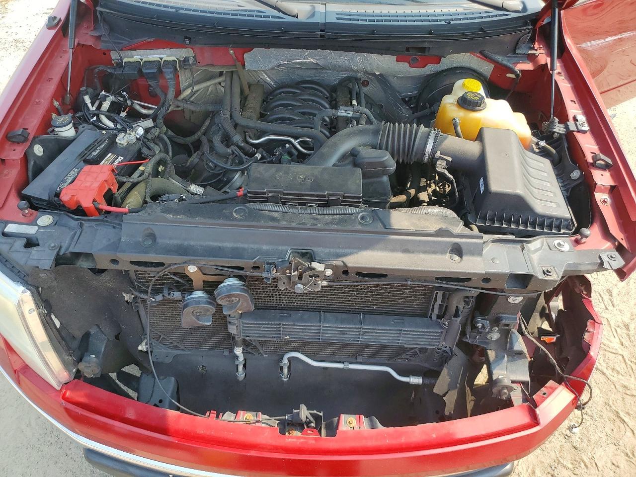 2014 Ford F150 Supercrew Красный vin: 1FTFW1CF3EFC84338