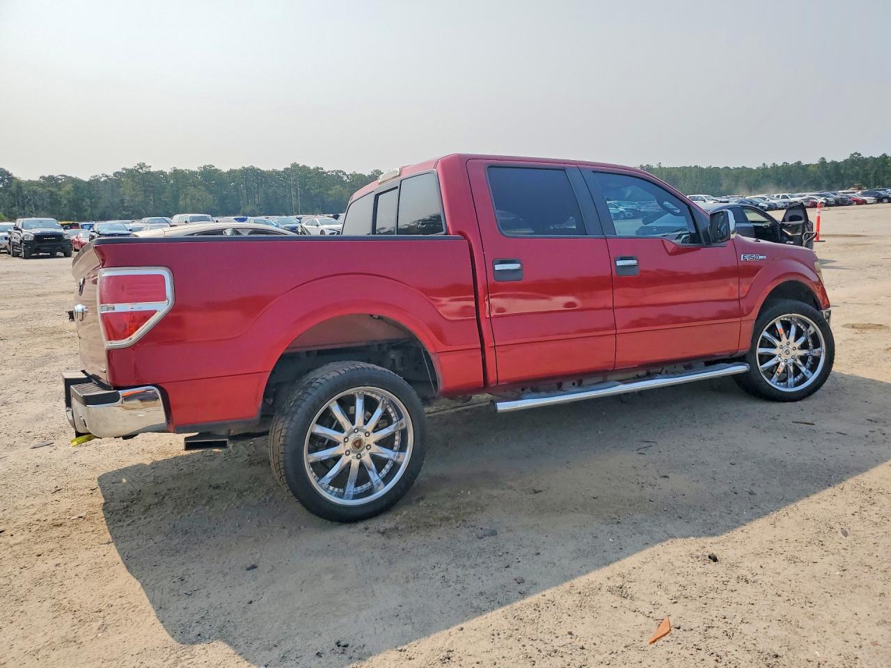 2014 Ford F150 Supercrew Красный vin: 1FTFW1CF3EFC84338