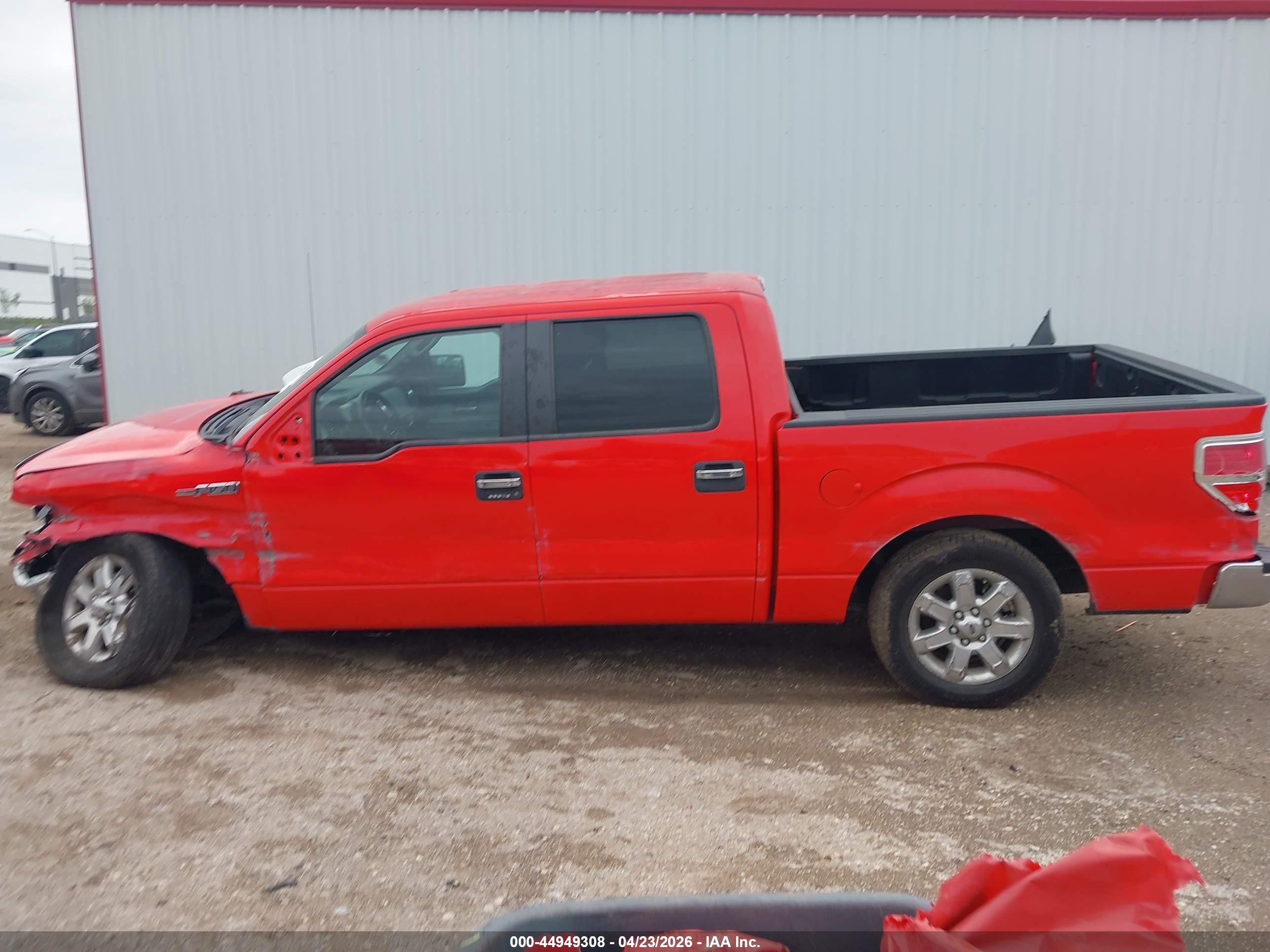 2014 Ford F-150 Xlt Red vin: 1FTFW1CF3EFD09268