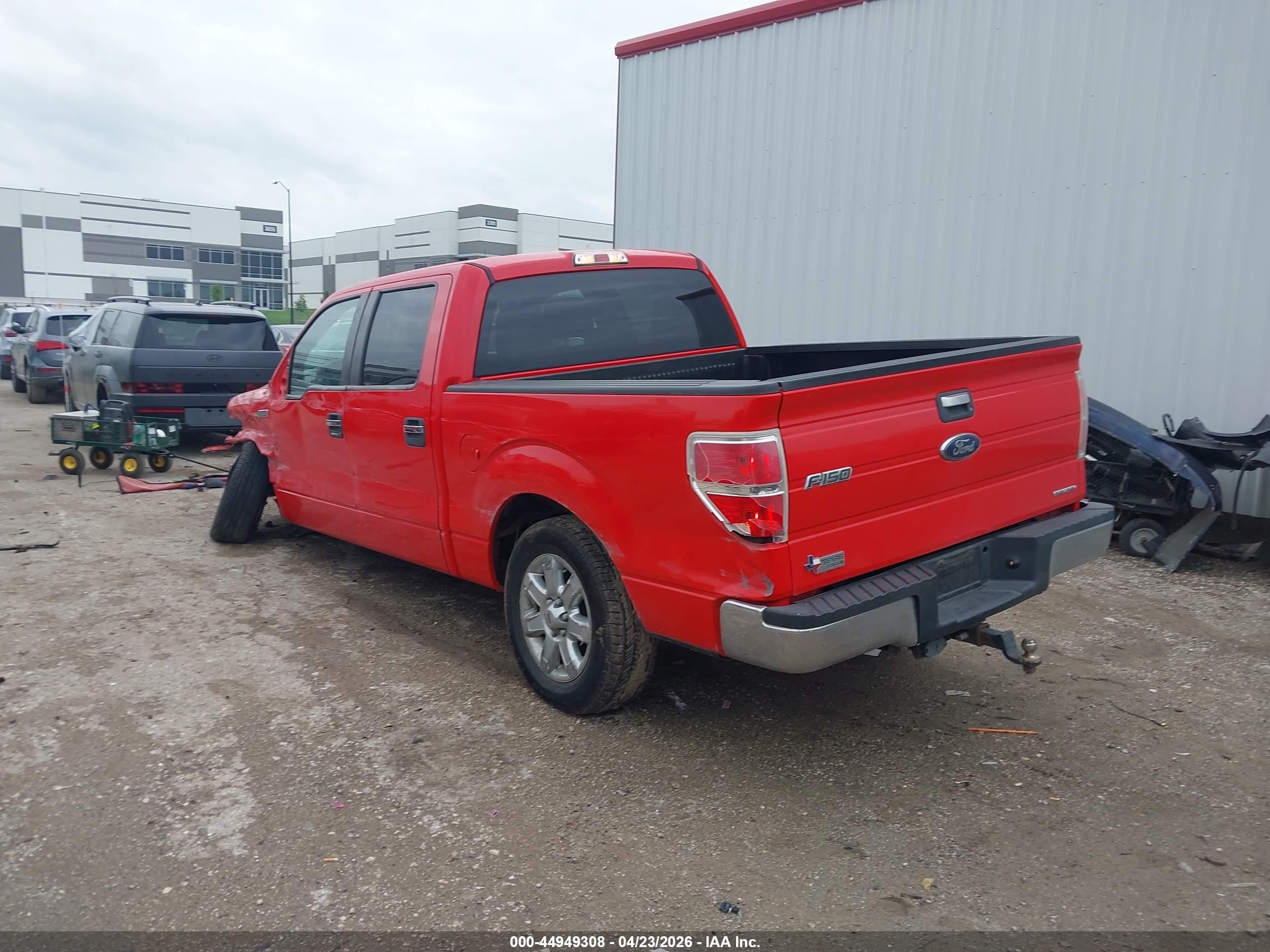 2014 Ford F-150 Xlt Red vin: 1FTFW1CF3EFD09268
