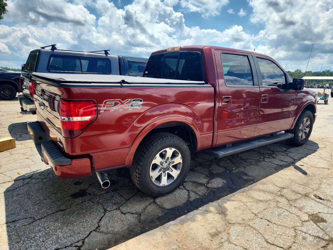 2014 Ford F150 Supercrew Brown vin: 1FTFW1CF3EKD09052