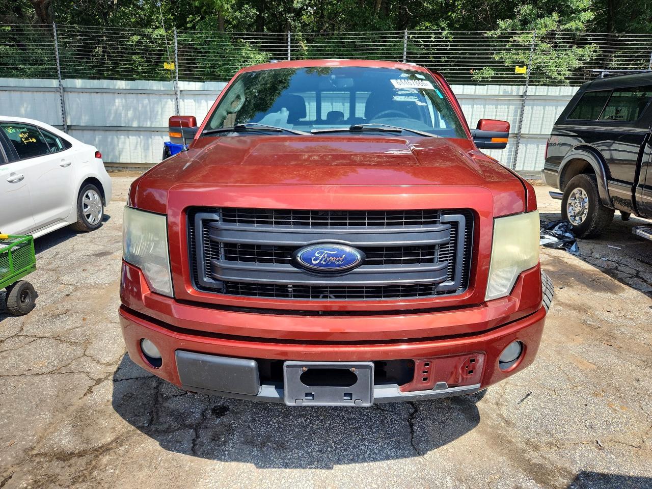2014 Ford F150 Supercrew Brown vin: 1FTFW1CF3EKD09052