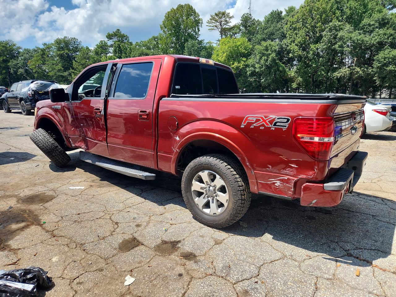 2014 Ford F150 Supercrew Brown vin: 1FTFW1CF3EKD09052