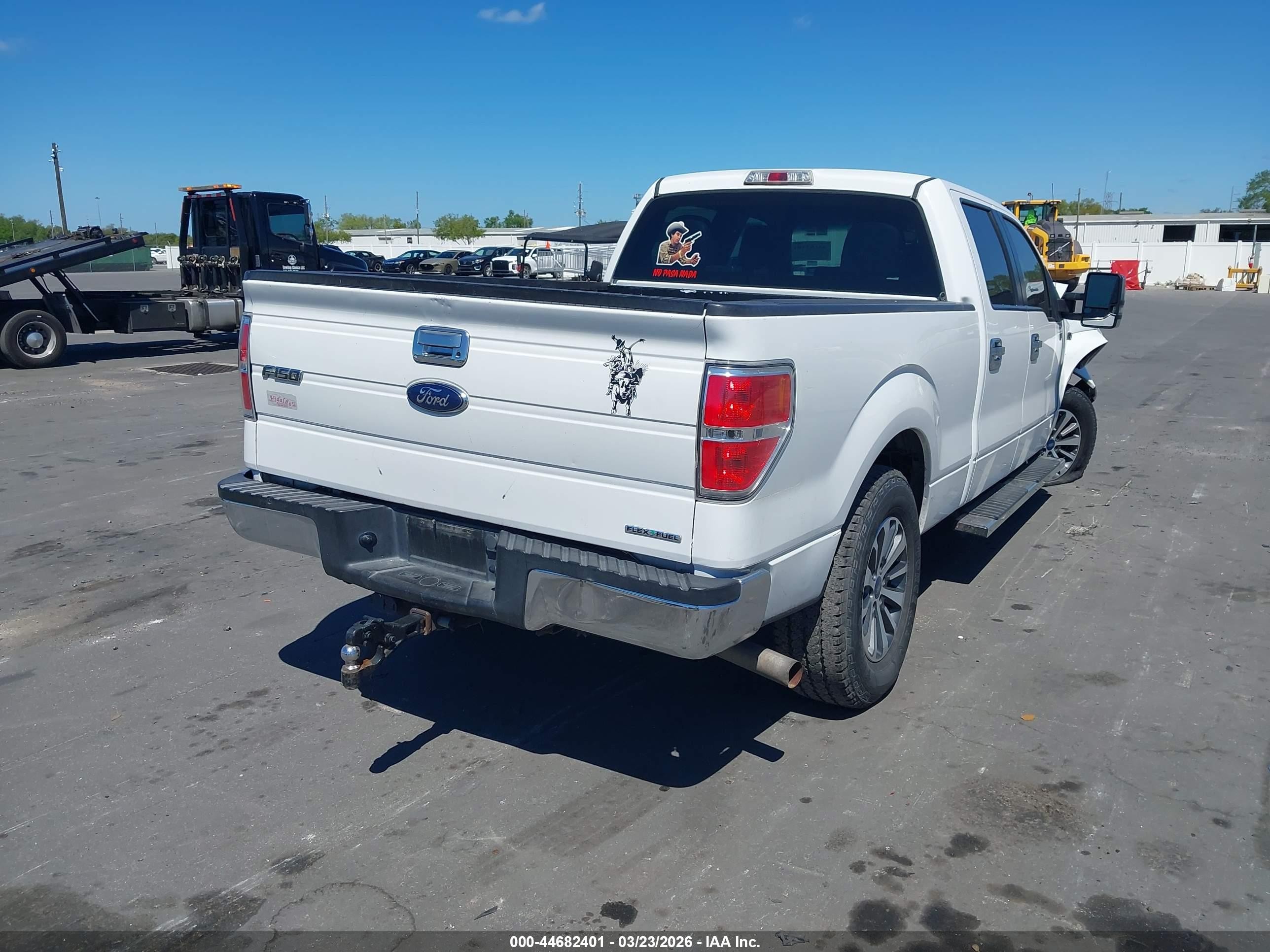 2014 Ford F-150 Xl White vin: 1FTFW1CF3EKD33111