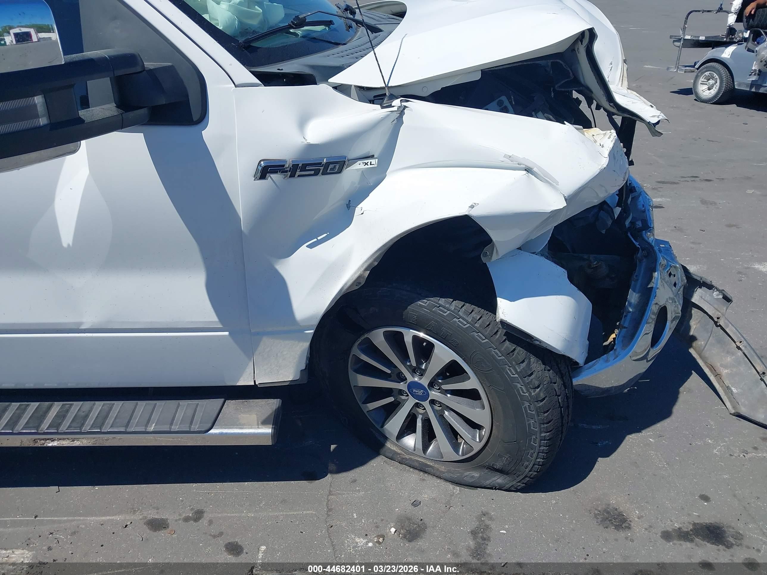 2014 Ford F-150 Xl White vin: 1FTFW1CF3EKD33111