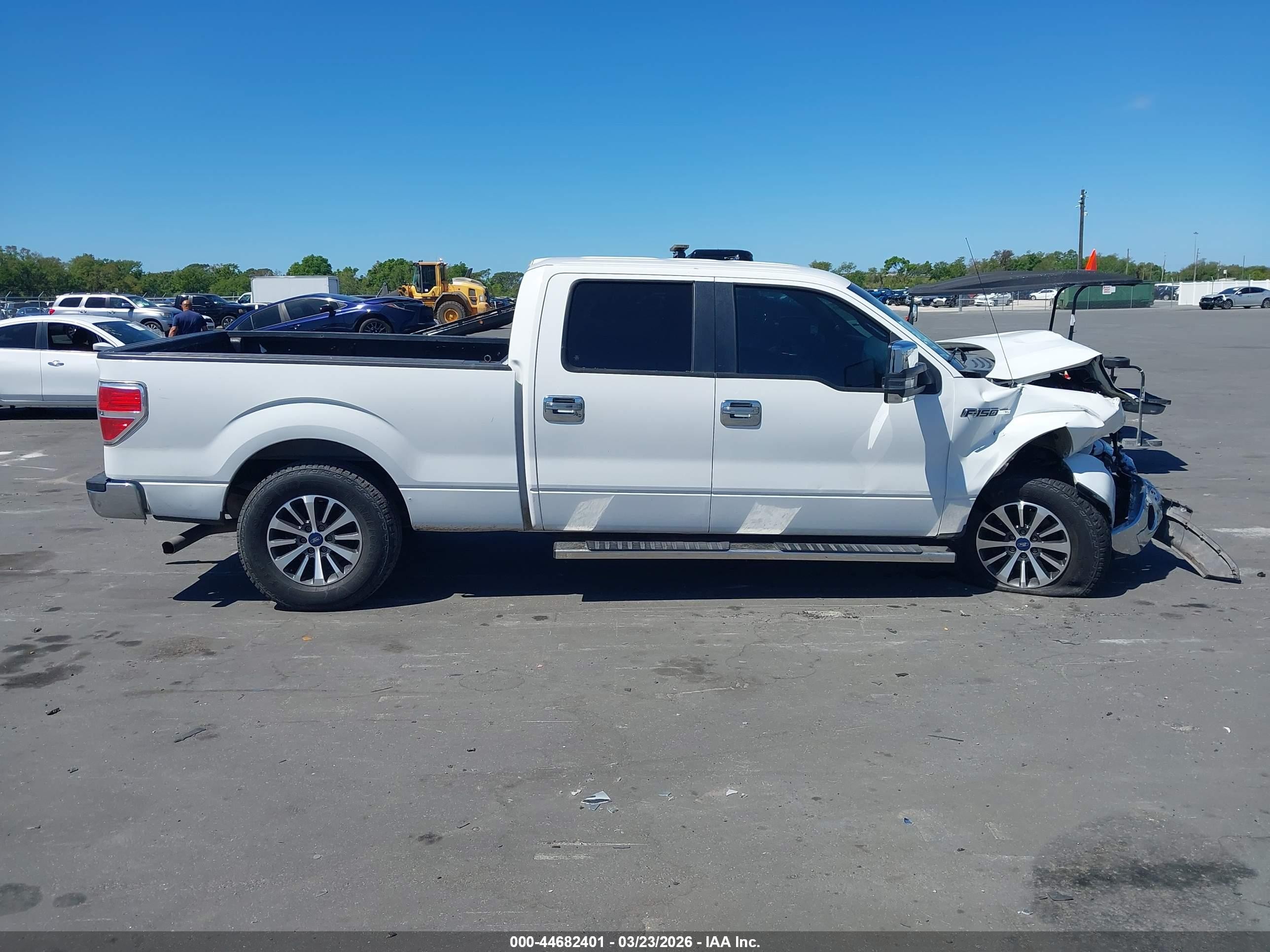 2014 Ford F-150 Xl White vin: 1FTFW1CF3EKD33111