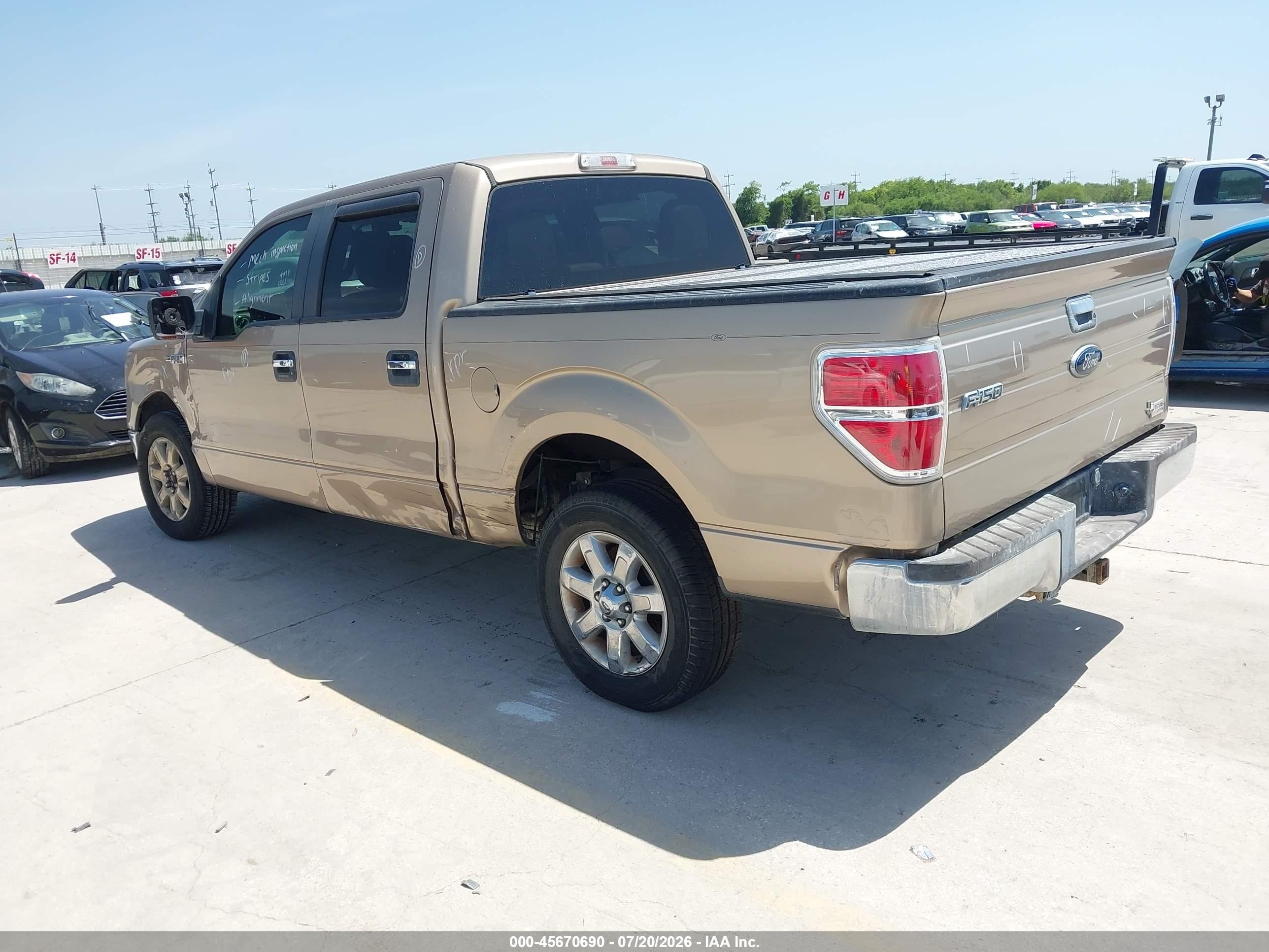 2014 Ford F-150 Xlt Tan vin: 1FTFW1CF3EKD37174
