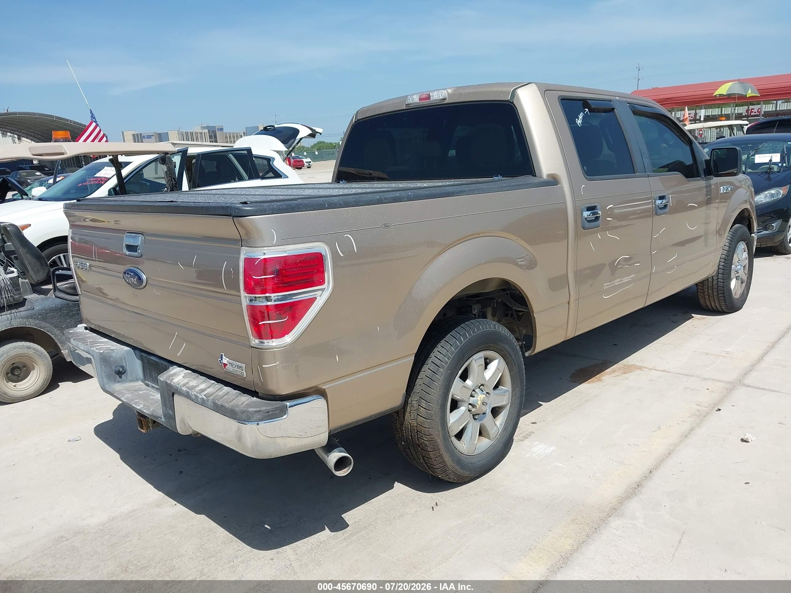 2014 Ford F-150 Xlt Tan vin: 1FTFW1CF3EKD37174
