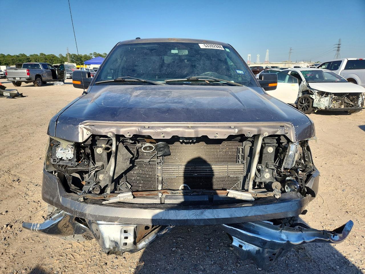 2014 Ford F150 Supercrew Gray vin: 1FTFW1CF3EKD37532