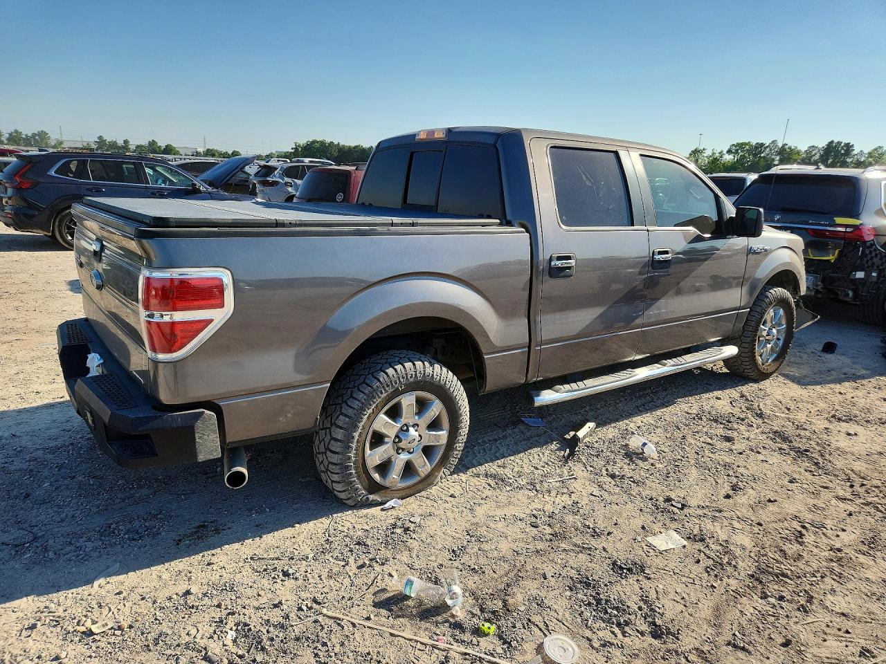2014 Ford F150 Supercrew Gray vin: 1FTFW1CF3EKD37532