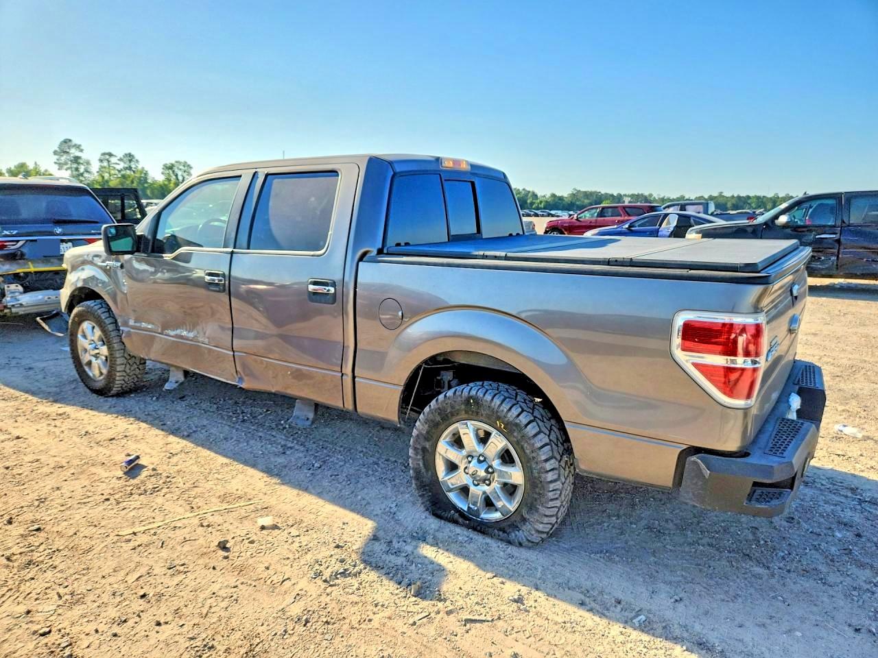2014 Ford F150 Supercrew Gray vin: 1FTFW1CF3EKD37532