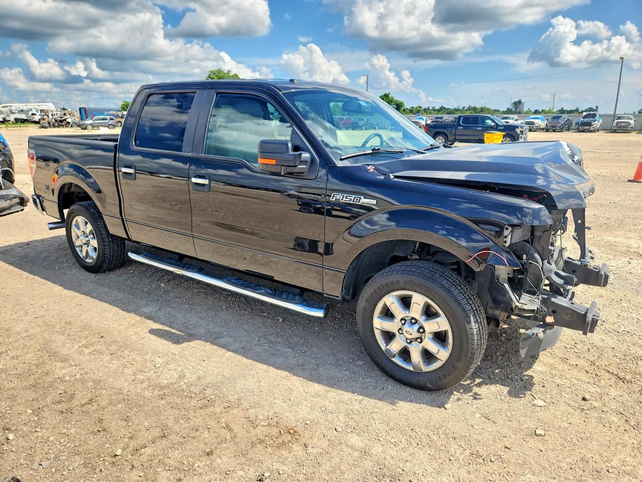 2014 Ford F150 Supercrew Черный vin: 1FTFW1CF3EKE52390