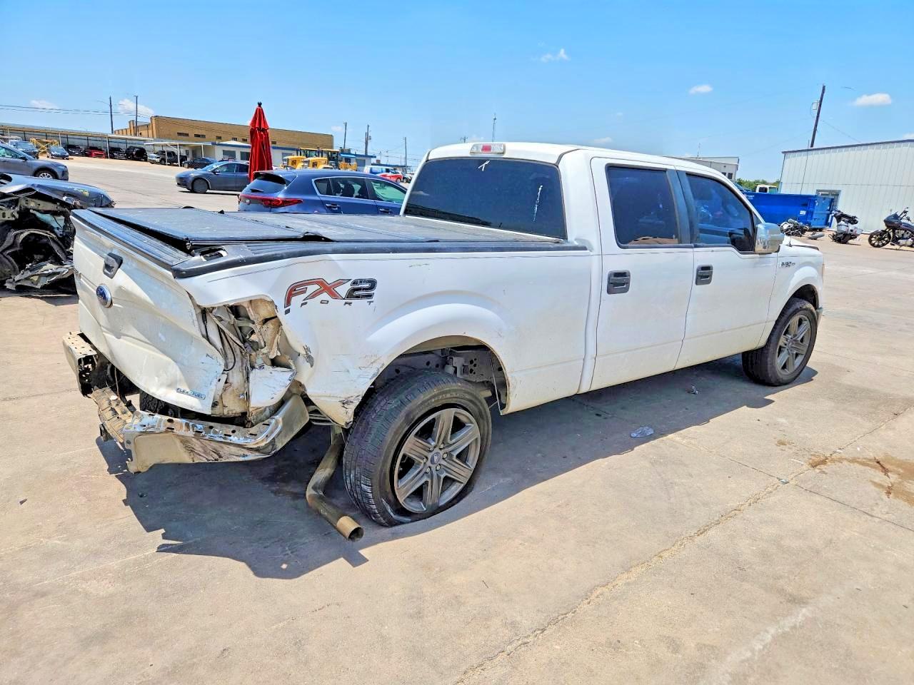 2014 Ford F150 White vin: 1FTFW1CF3EKE57556