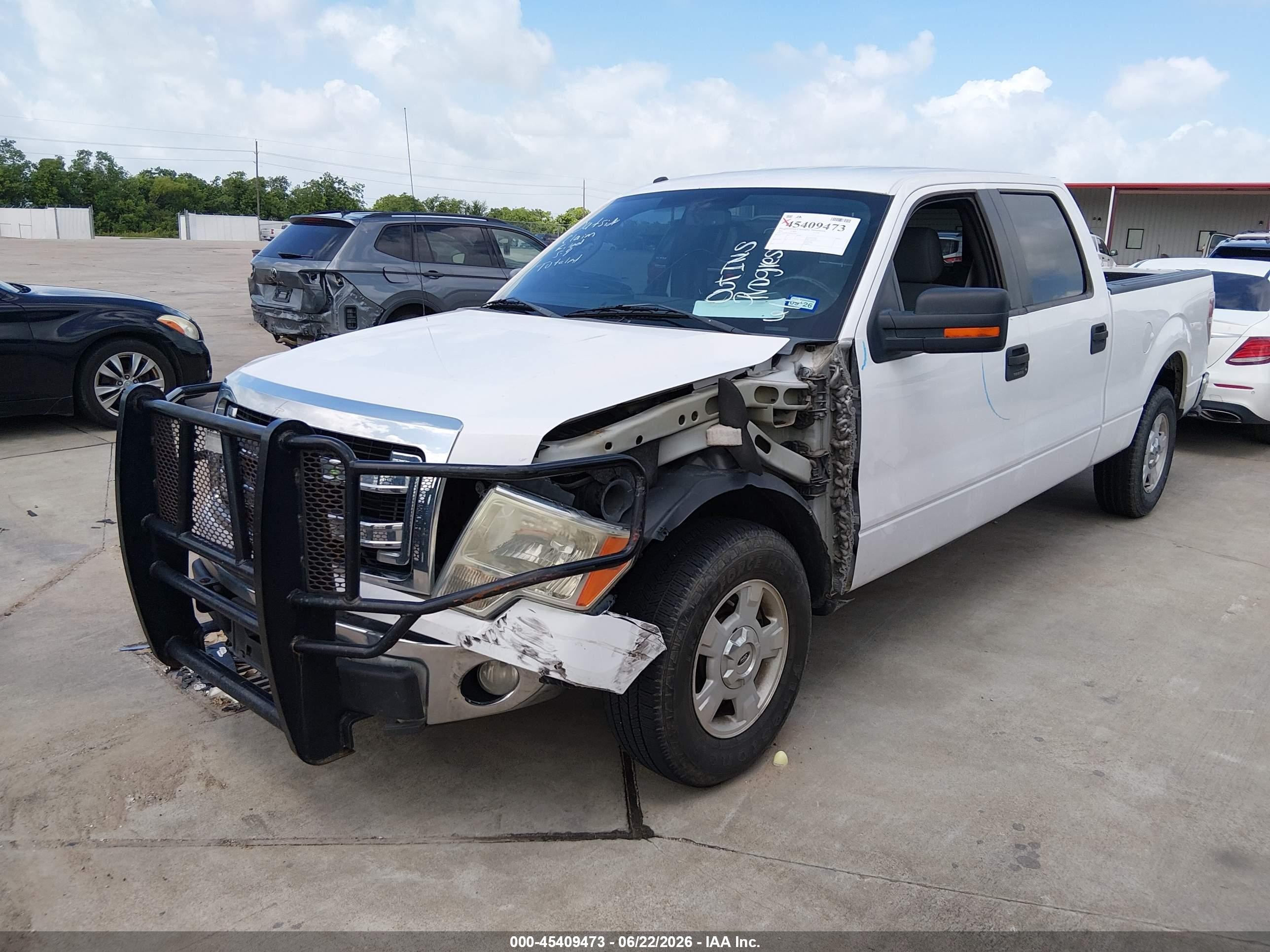 2014 Ford F-150 Xlt White vin: 1FTFW1CF3EKF56832