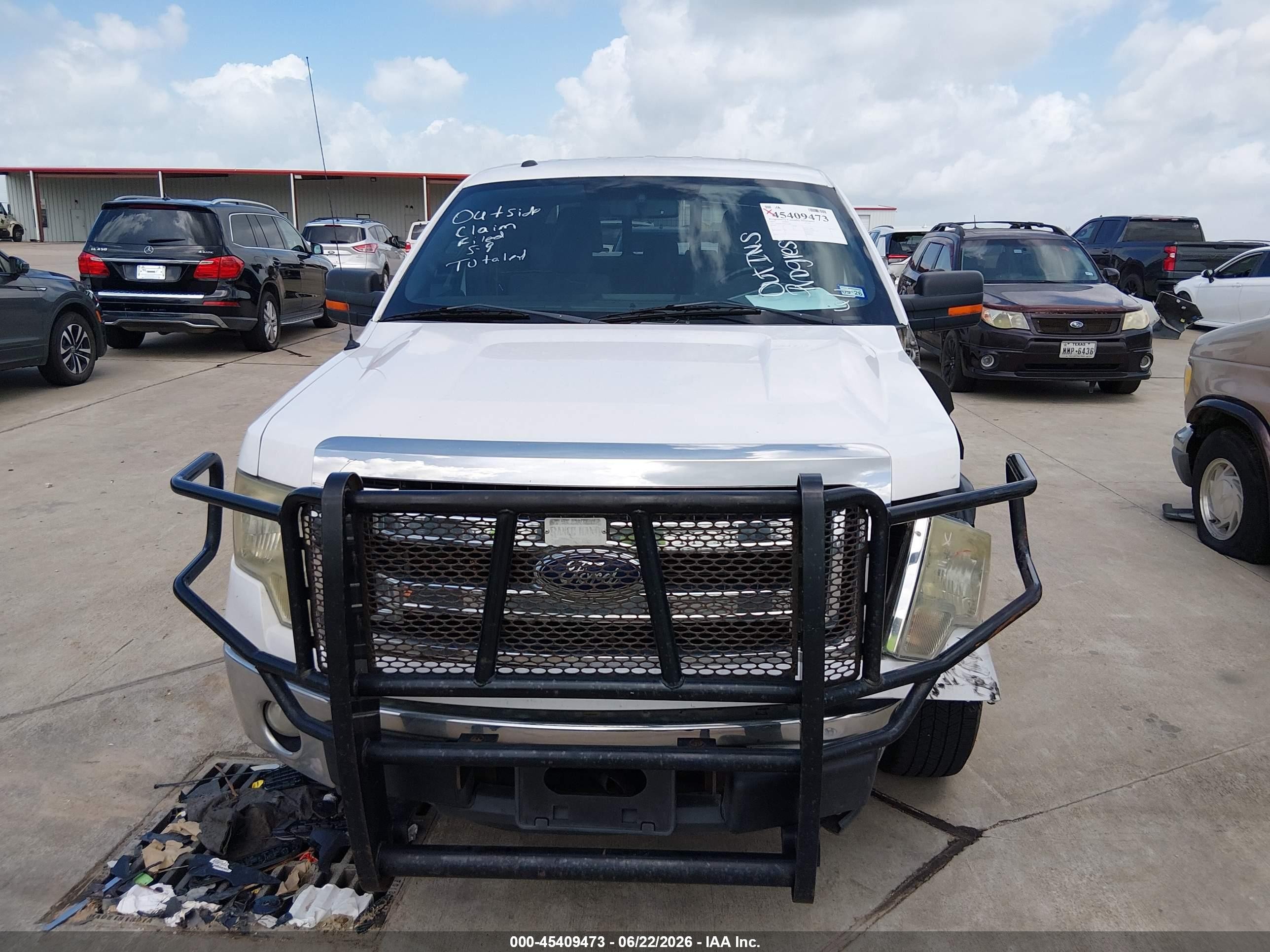 2014 Ford F-150 Xlt White vin: 1FTFW1CF3EKF56832