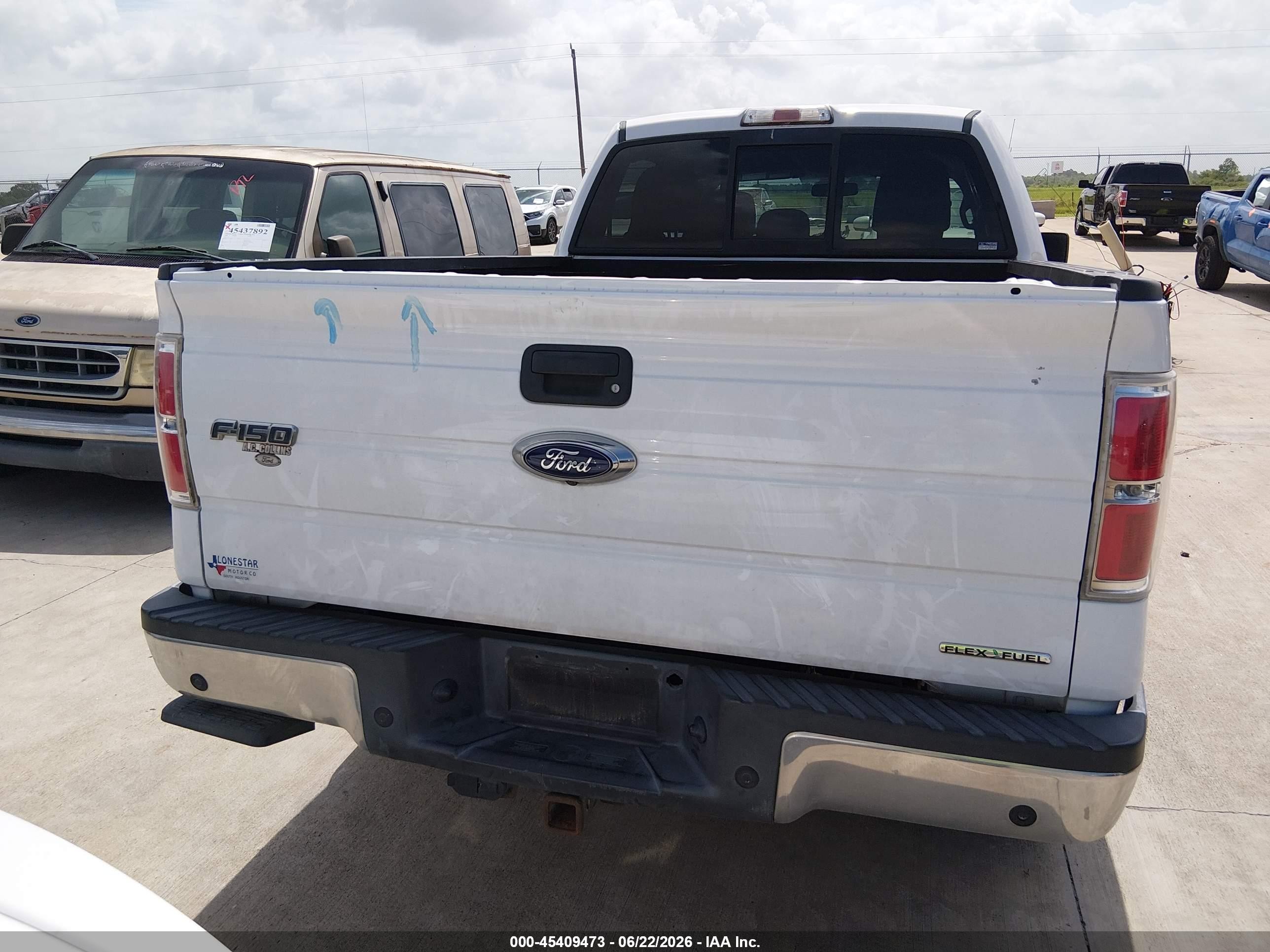2014 Ford F-150 Xlt White vin: 1FTFW1CF3EKF56832
