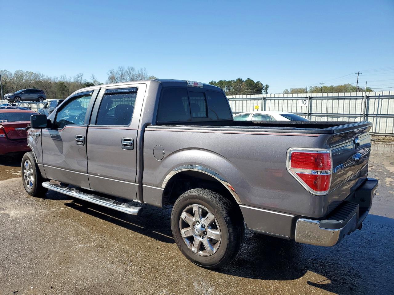 2014 Ford F150 Supercrew Gray vin: 1FTFW1CF3EKF67880