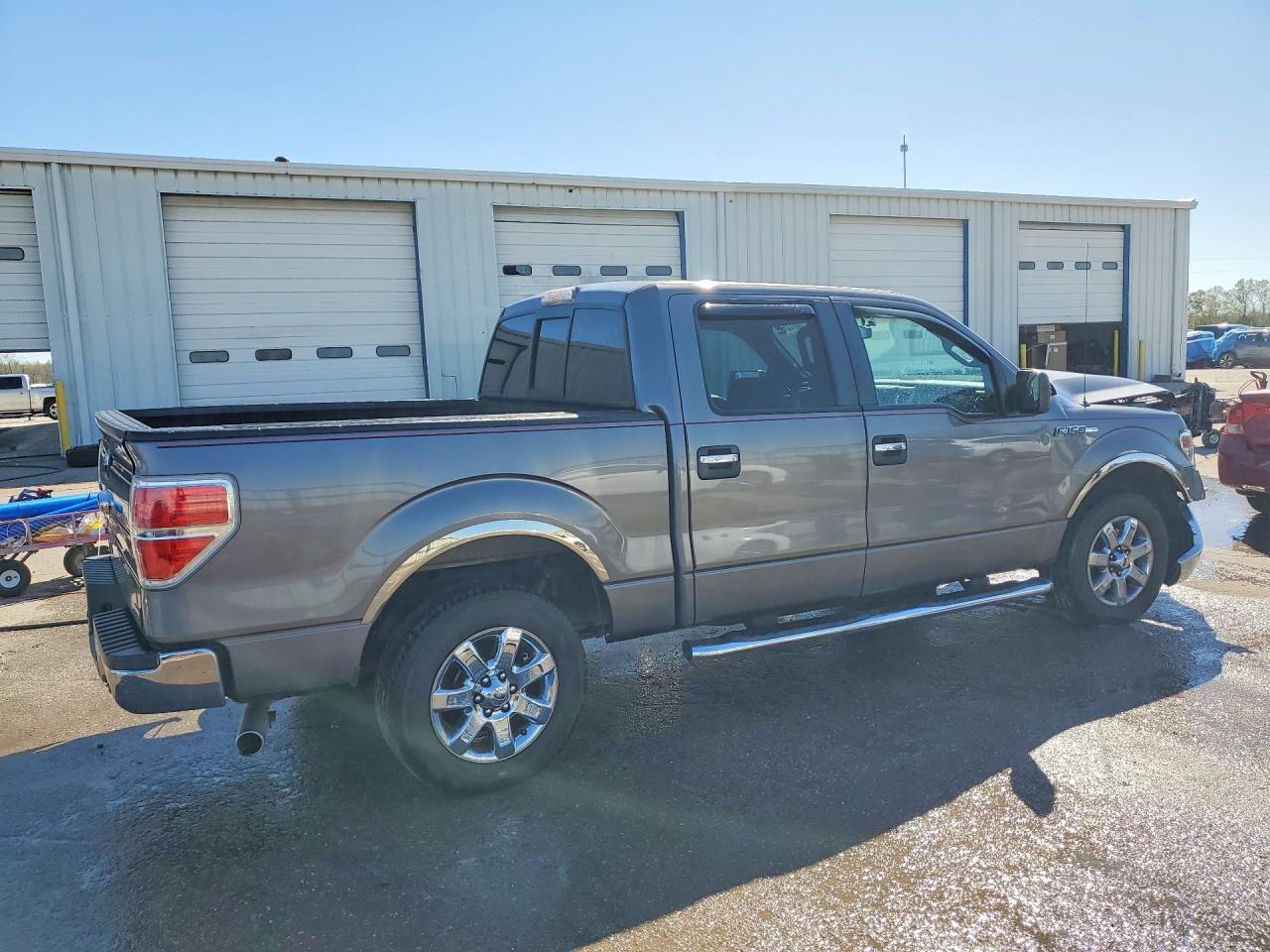 2014 Ford F150 Supercrew Gray vin: 1FTFW1CF3EKF67880