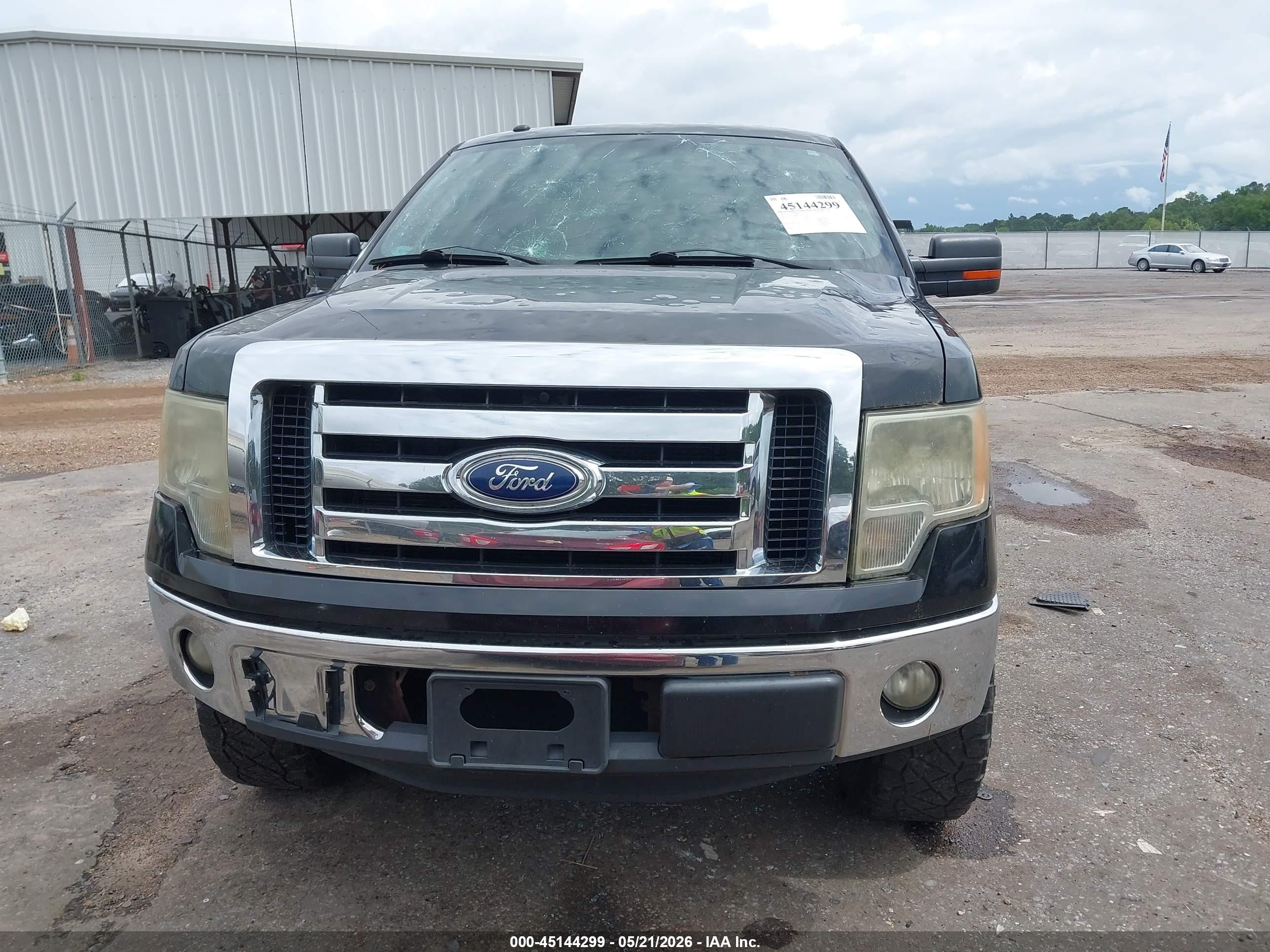 2011 Ford F-150 Xlt Black vin: 1FTFW1CF4BFC25424
