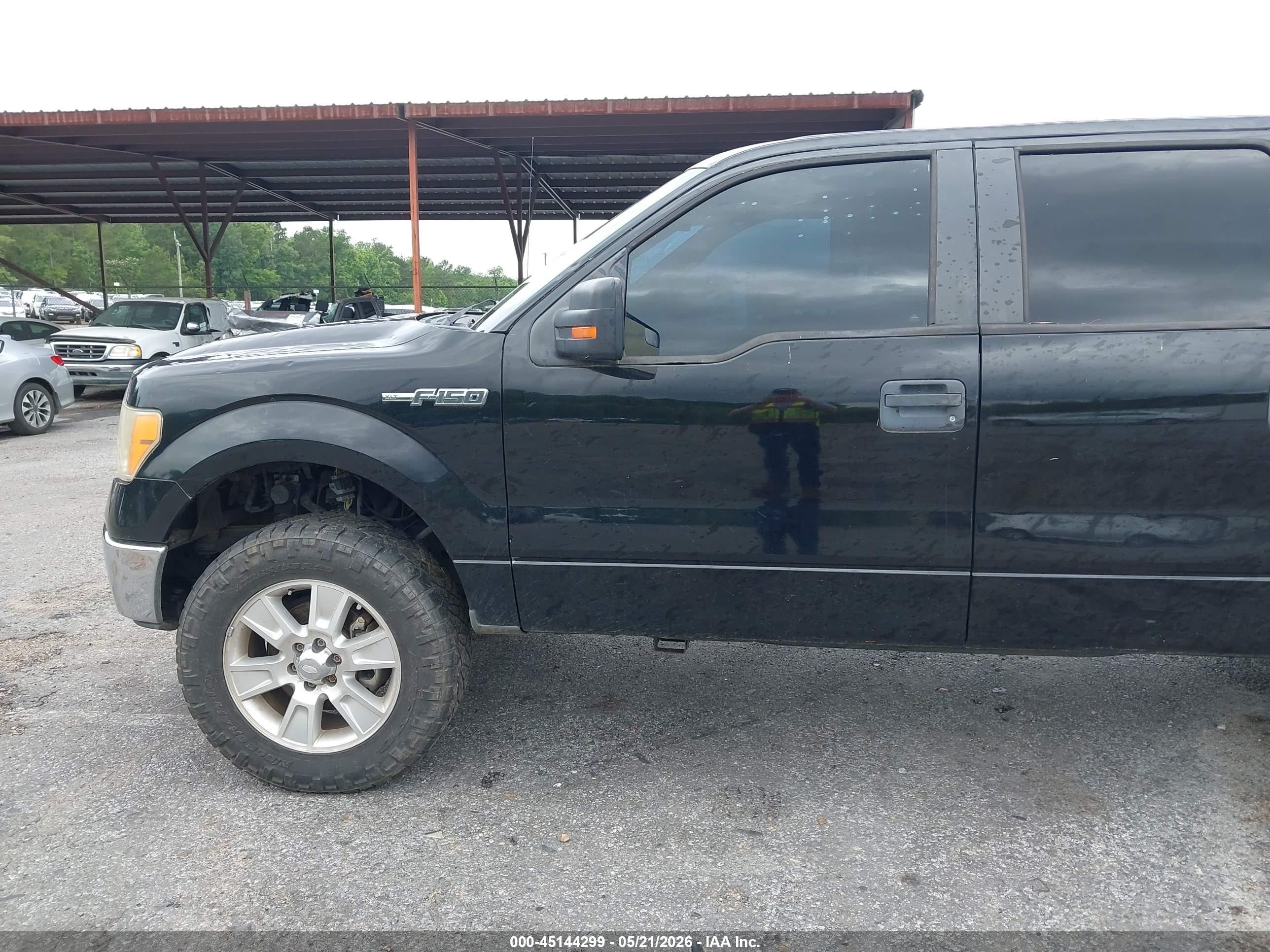 2011 Ford F-150 Xlt Black vin: 1FTFW1CF4BFC25424