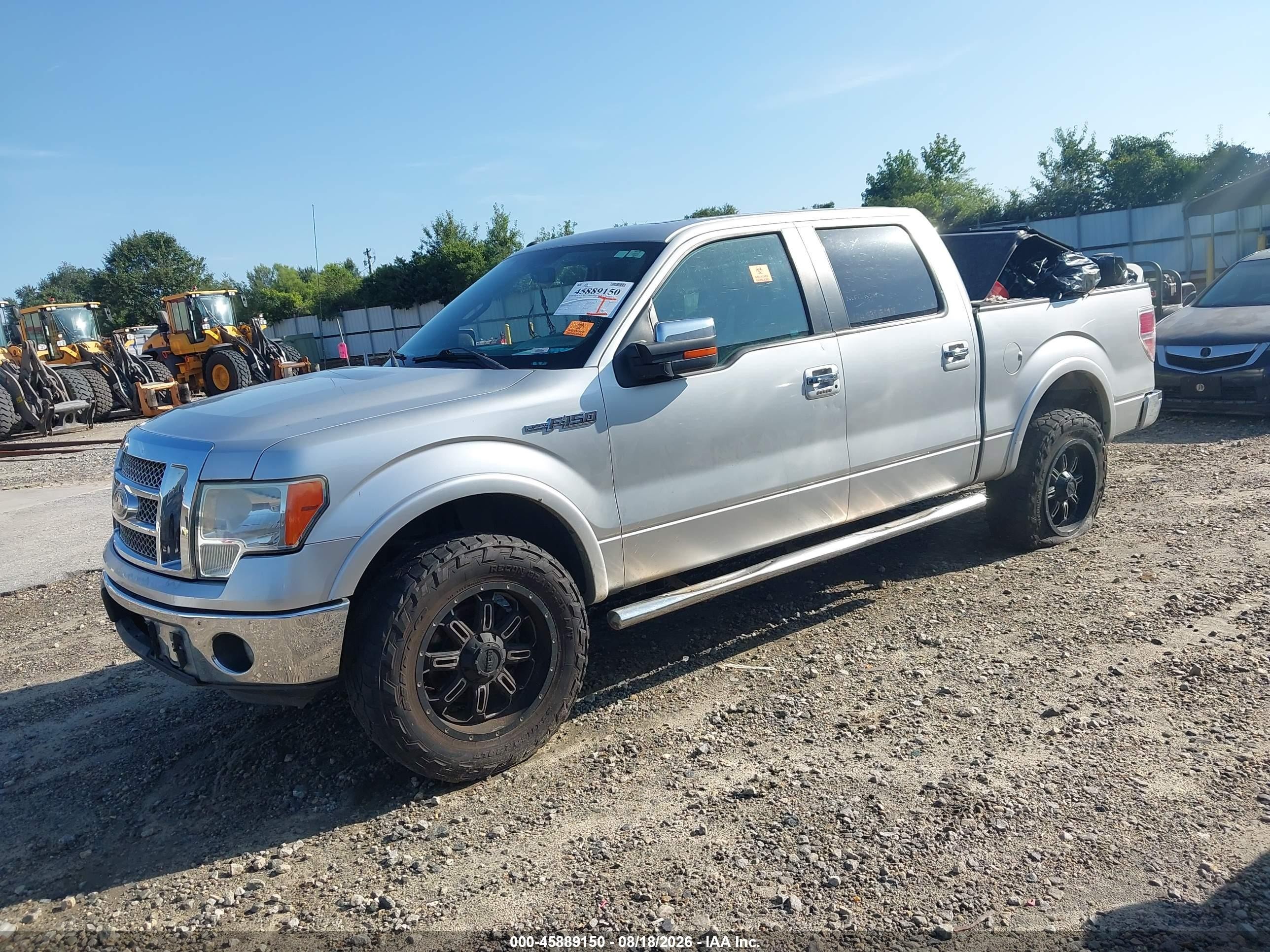 2011 Ford F-150 Lariat Gray vin: 1FTFW1CF4BFC55443