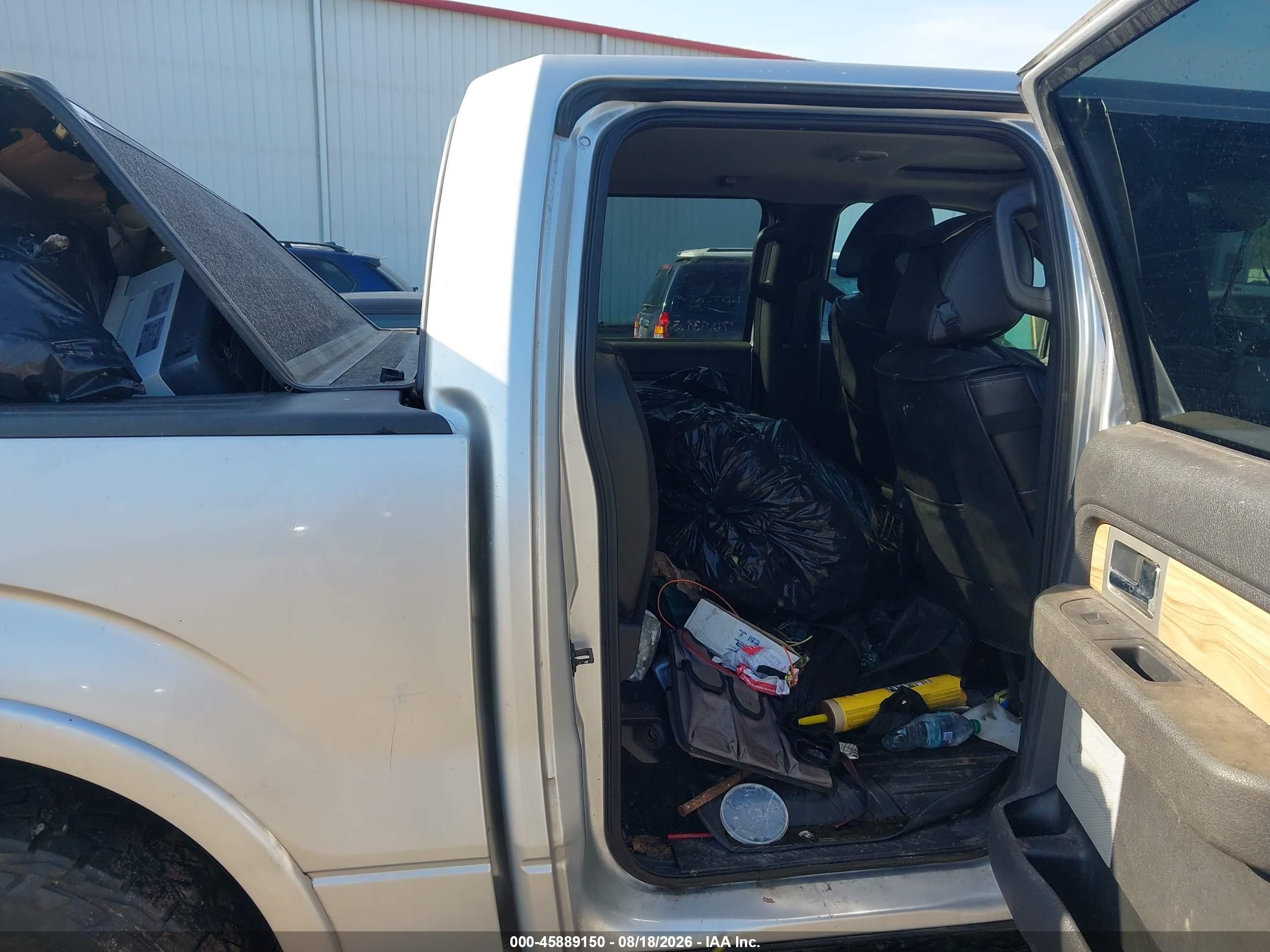 2011 Ford F-150 Lariat Gray vin: 1FTFW1CF4BFC55443