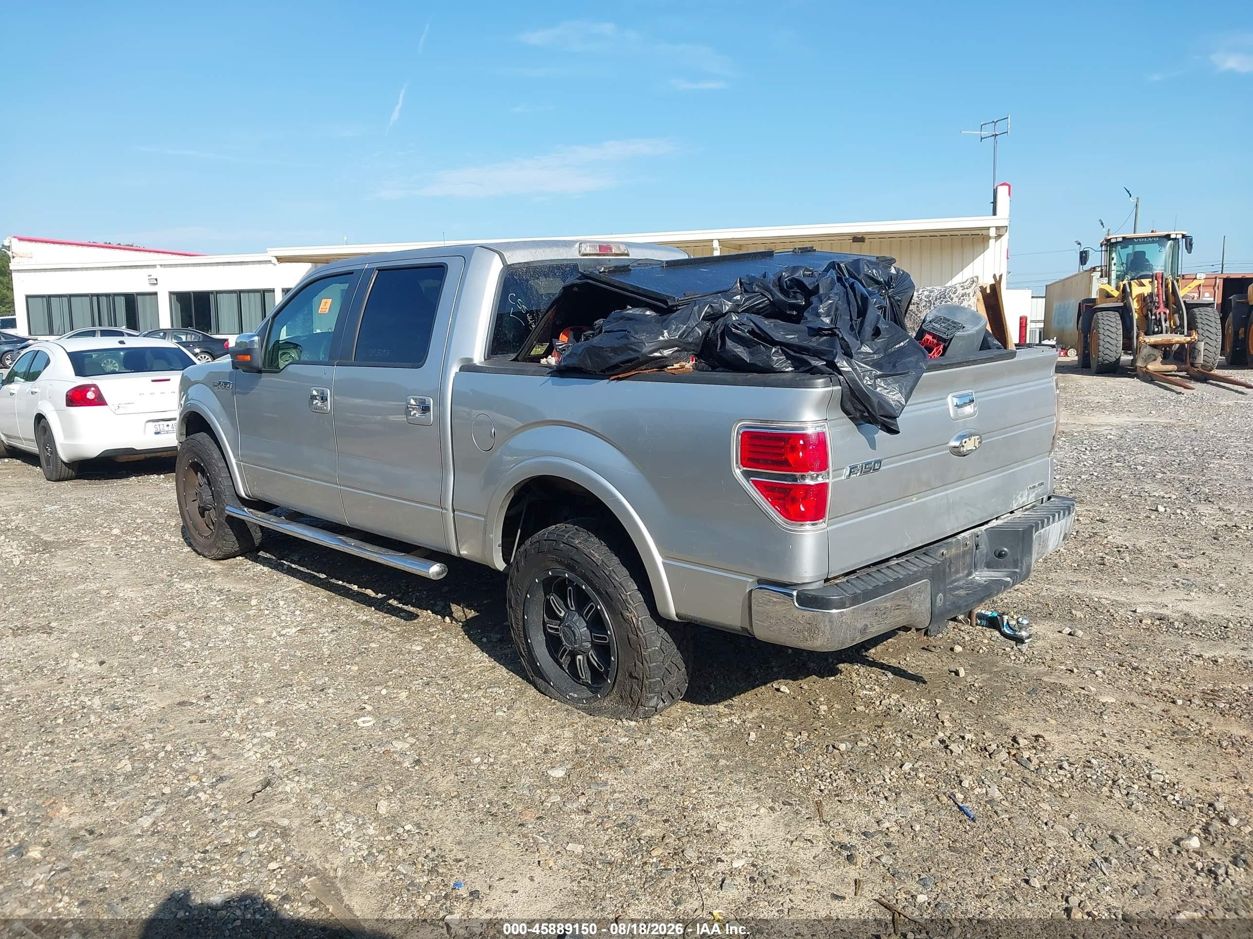 2011 Ford F-150 Lariat Gray vin: 1FTFW1CF4BFC55443