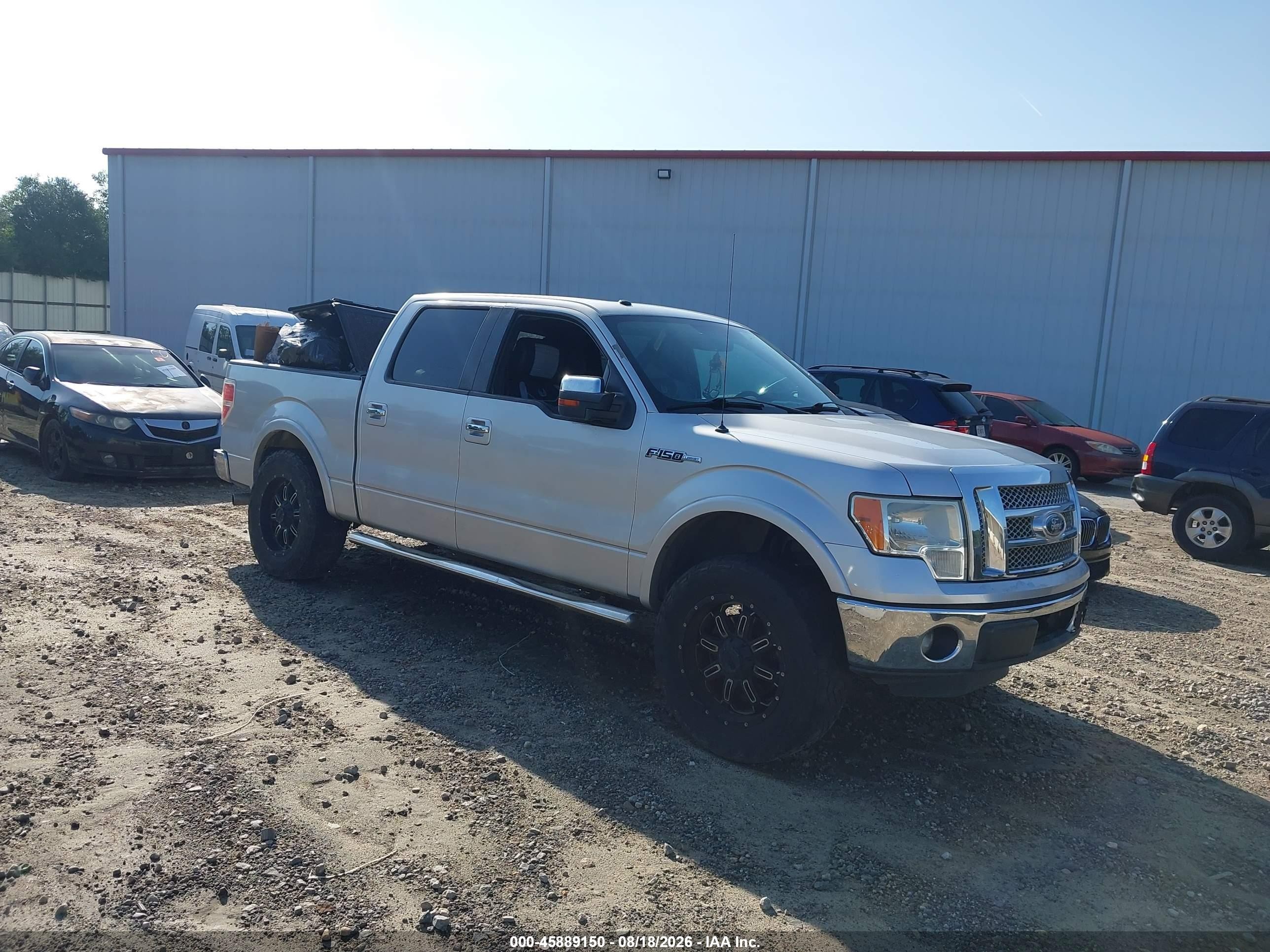 2011 Ford F-150 Lariat Gray vin: 1FTFW1CF4BFC55443