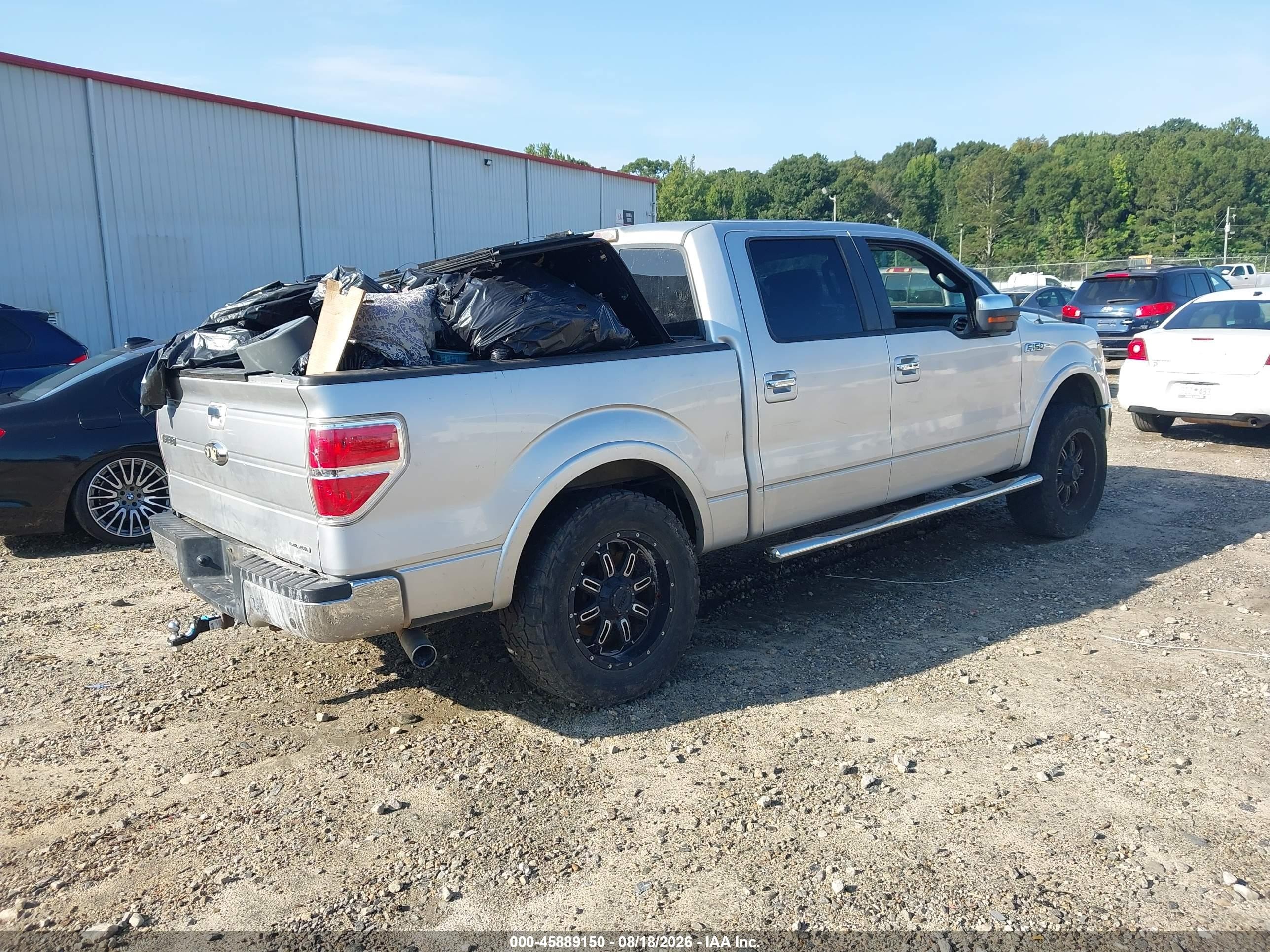 2011 Ford F-150 Lariat Gray vin: 1FTFW1CF4BFC55443