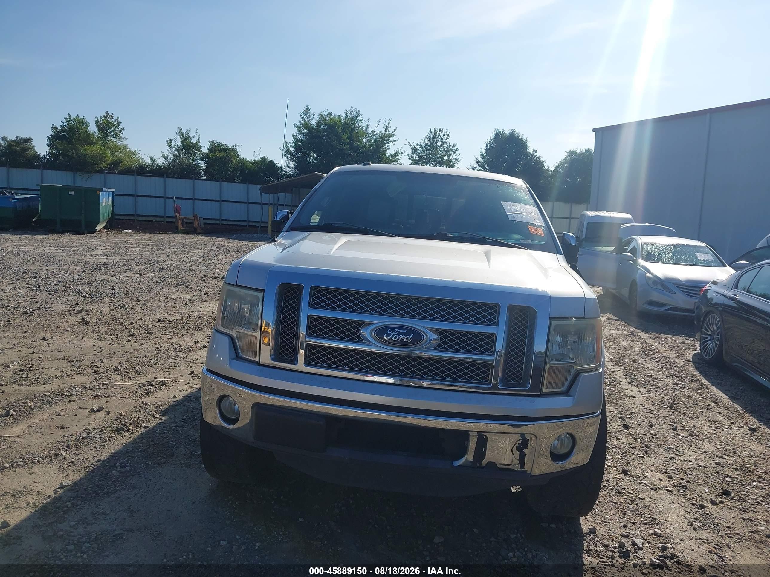 2011 Ford F-150 Lariat Gray vin: 1FTFW1CF4BFC55443
