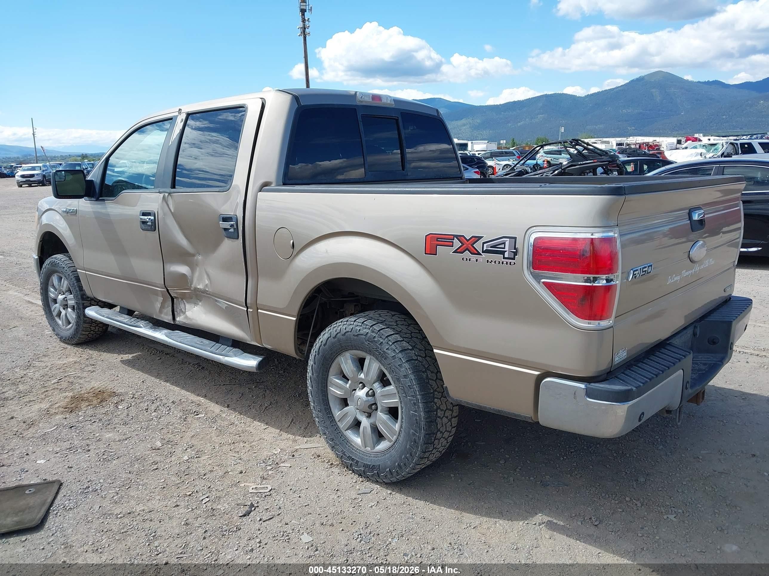 2011 Ford F-150 Xlt Gold vin: 1FTFW1CF4BFD13809